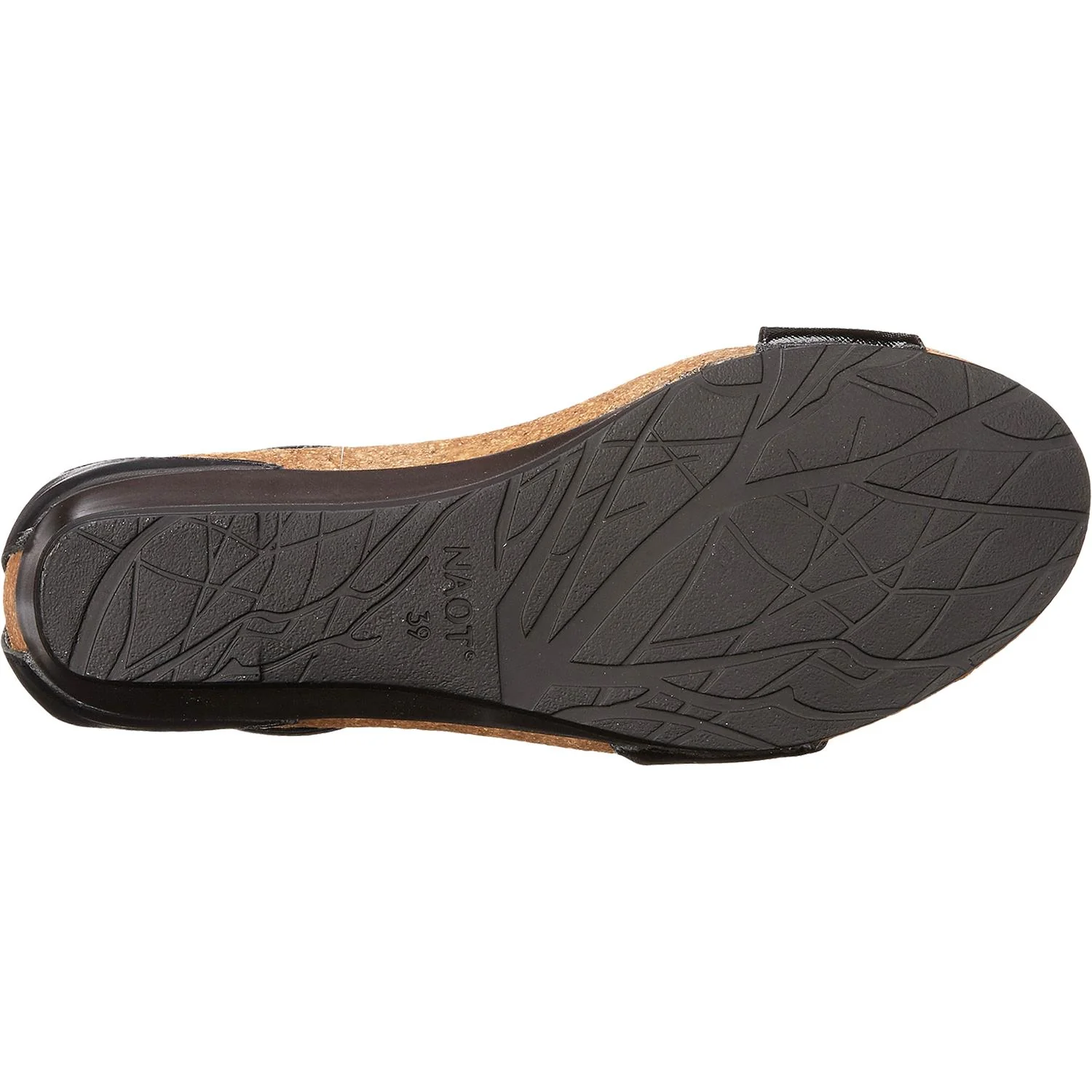 Naot Pixie Women's Ankle Strap Sandals Black Luster/Black Raven Leather - Image 4