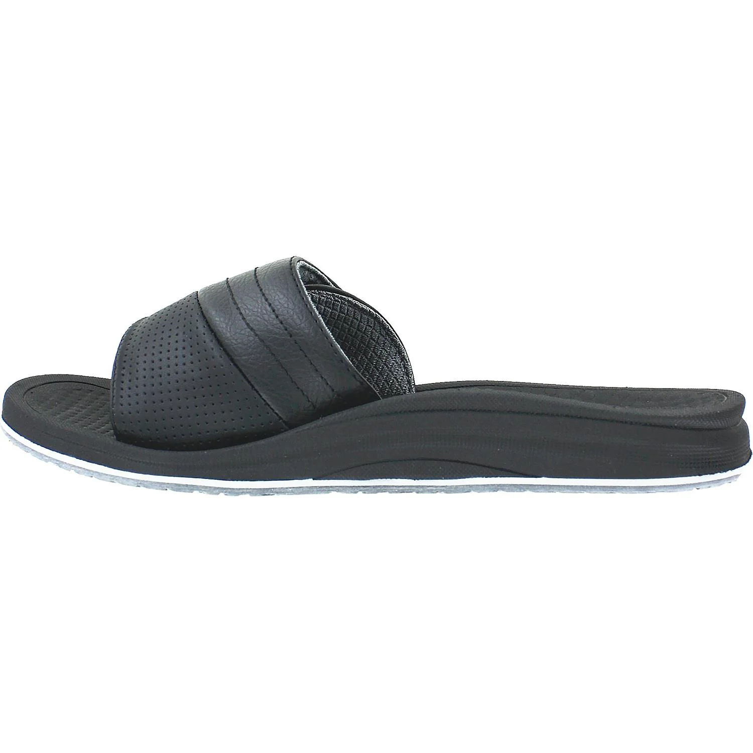 New Balance M3080BGR PureAlign Recharge Slide Men's Slide Sandals Black/Grey Synthetic - Image 3