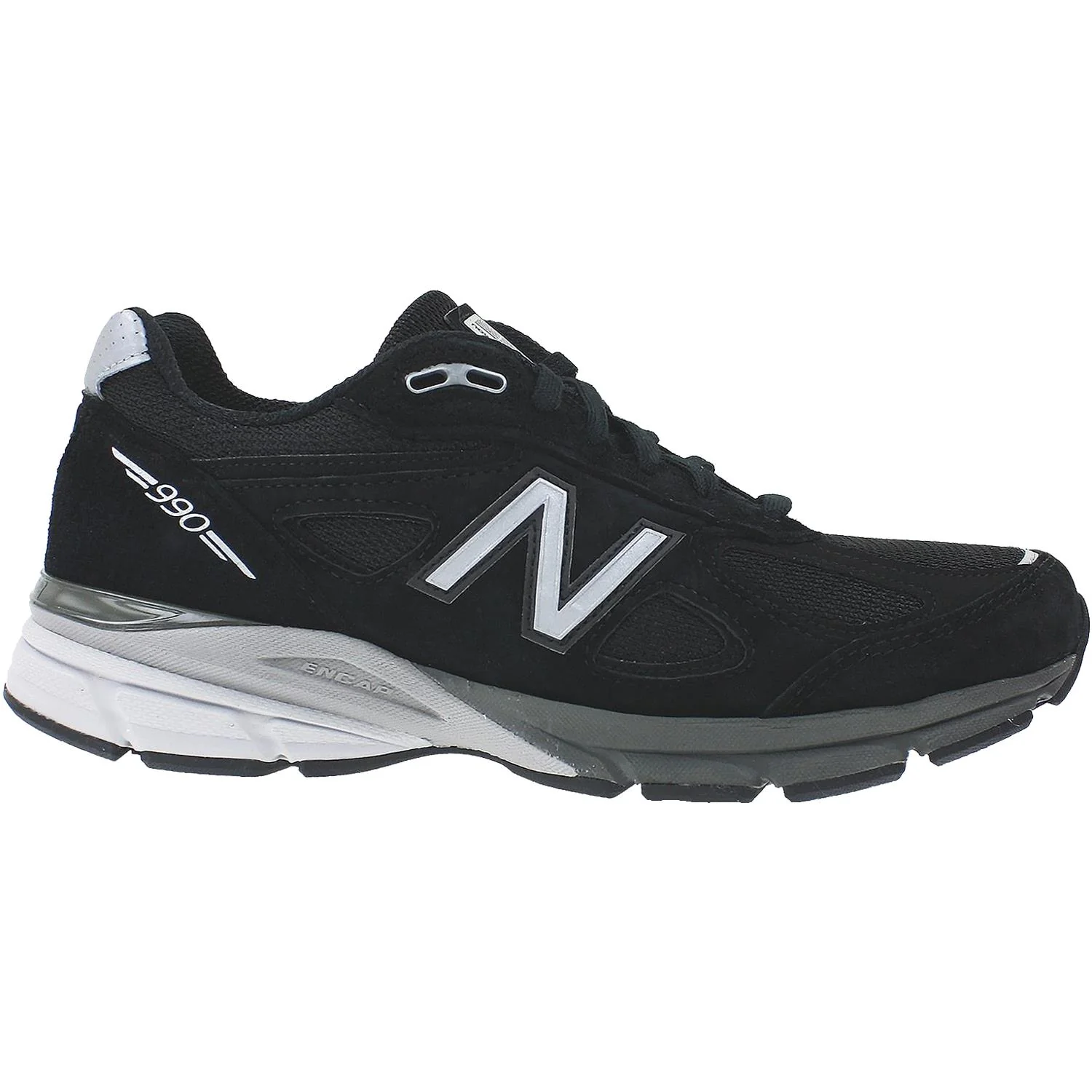 New Balance M990BK4 Running Men's Running Shoes Black/Silver Leather/Mesh