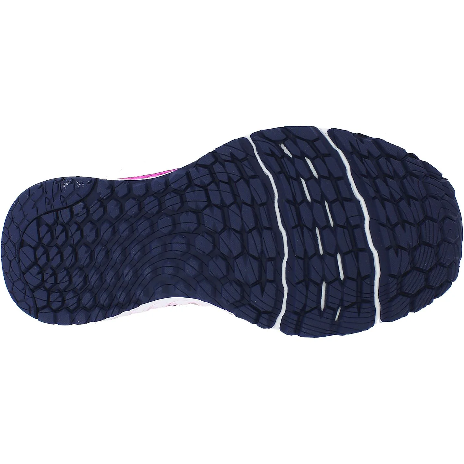 New Balance W1080WO7 Fresh Foam Running Women's Running Shoes Arctic Fox/Poisonberry/Vivid Tangerine Mesh - Image 4