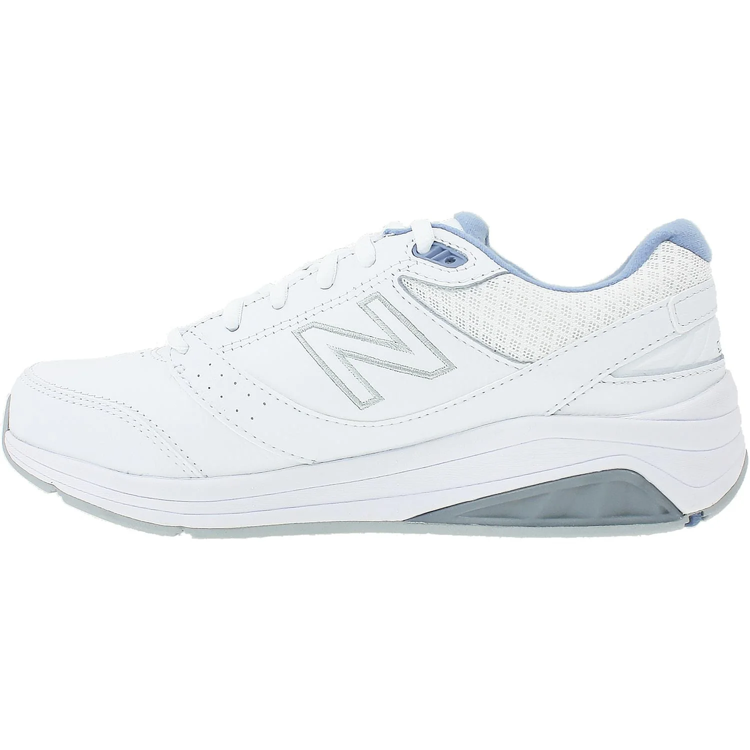 New Balance WW928WB3 Walking Women's Walking Shoes White/Blue Leather - Image 3