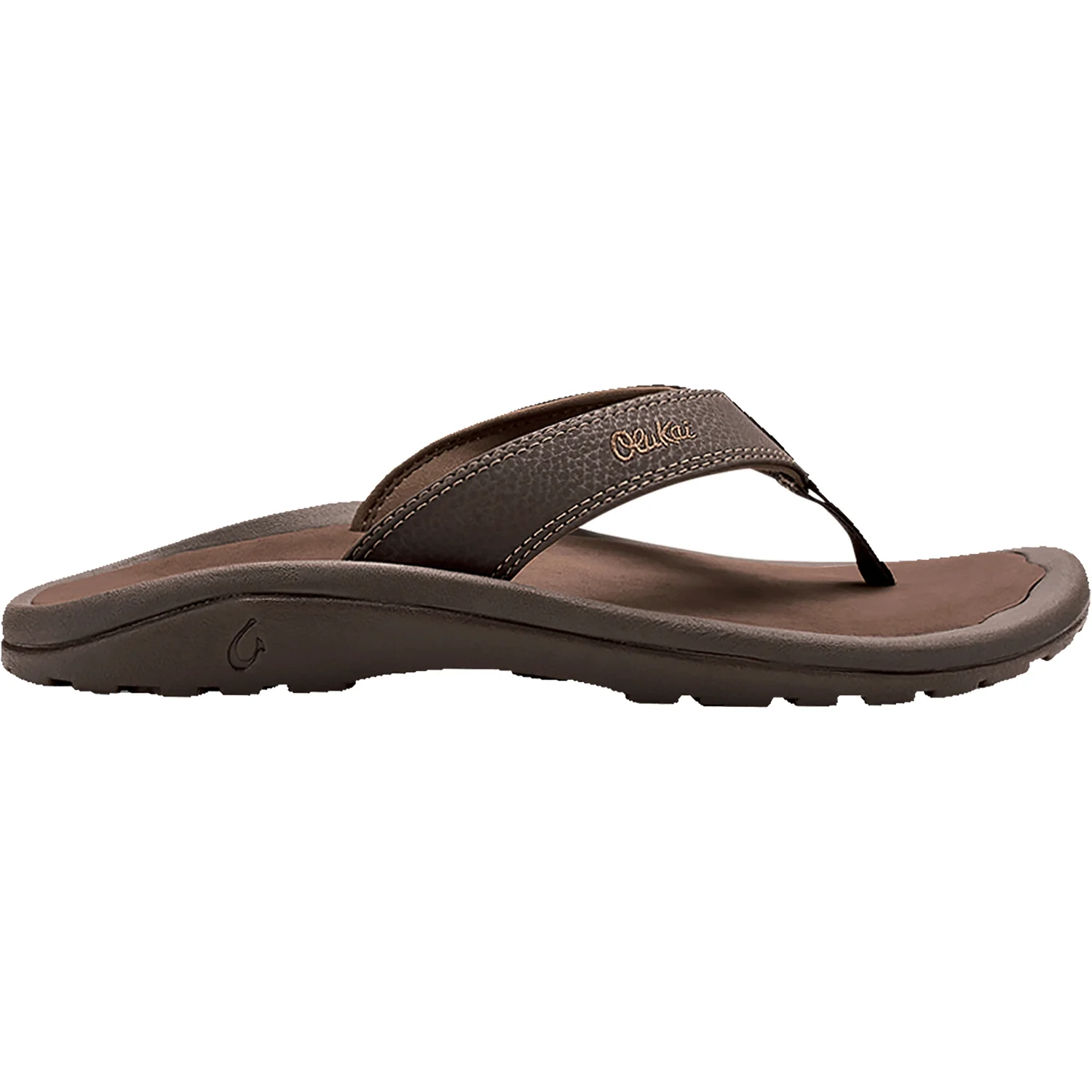 OluKai Ohana Men's Sandals Dark Java/Ray Synthetic Leather