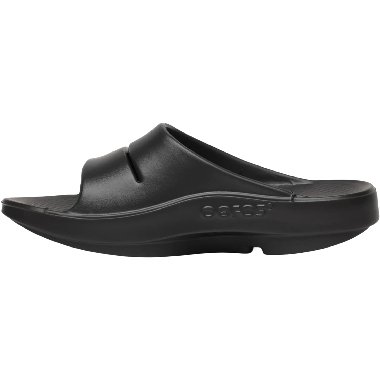 OOFOS OOAhh Limited Women's Recovery Slides Black Blossom - Image 3