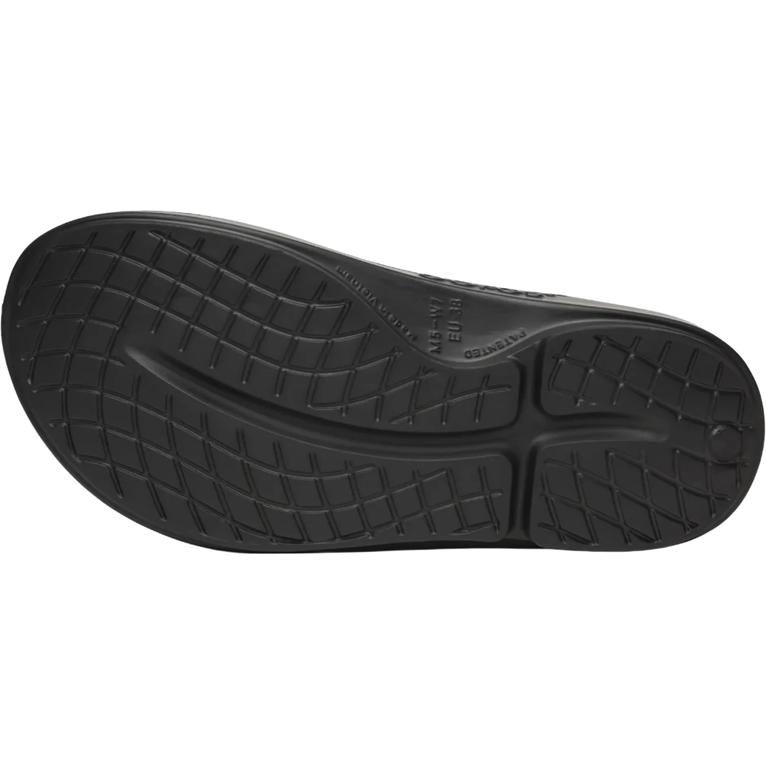OOFOS OOAhh Limited Women's Recovery Slides Black Blossom - Image 4