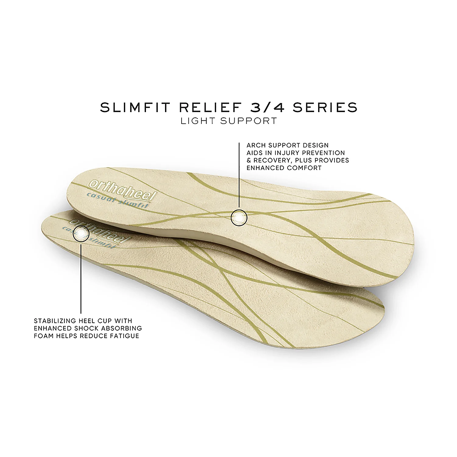 Vionic Slimfit Women's Insoles Beige