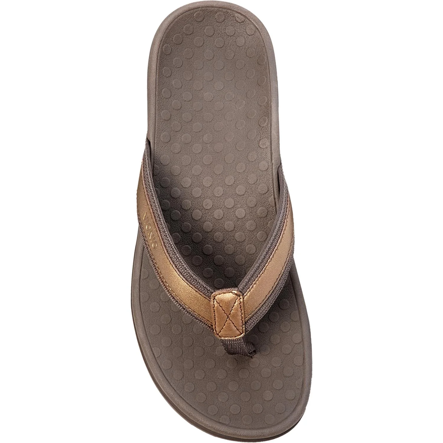Vionic Tide II Women's Arch Support Sandals Bronze Metallic Leather - Image 2