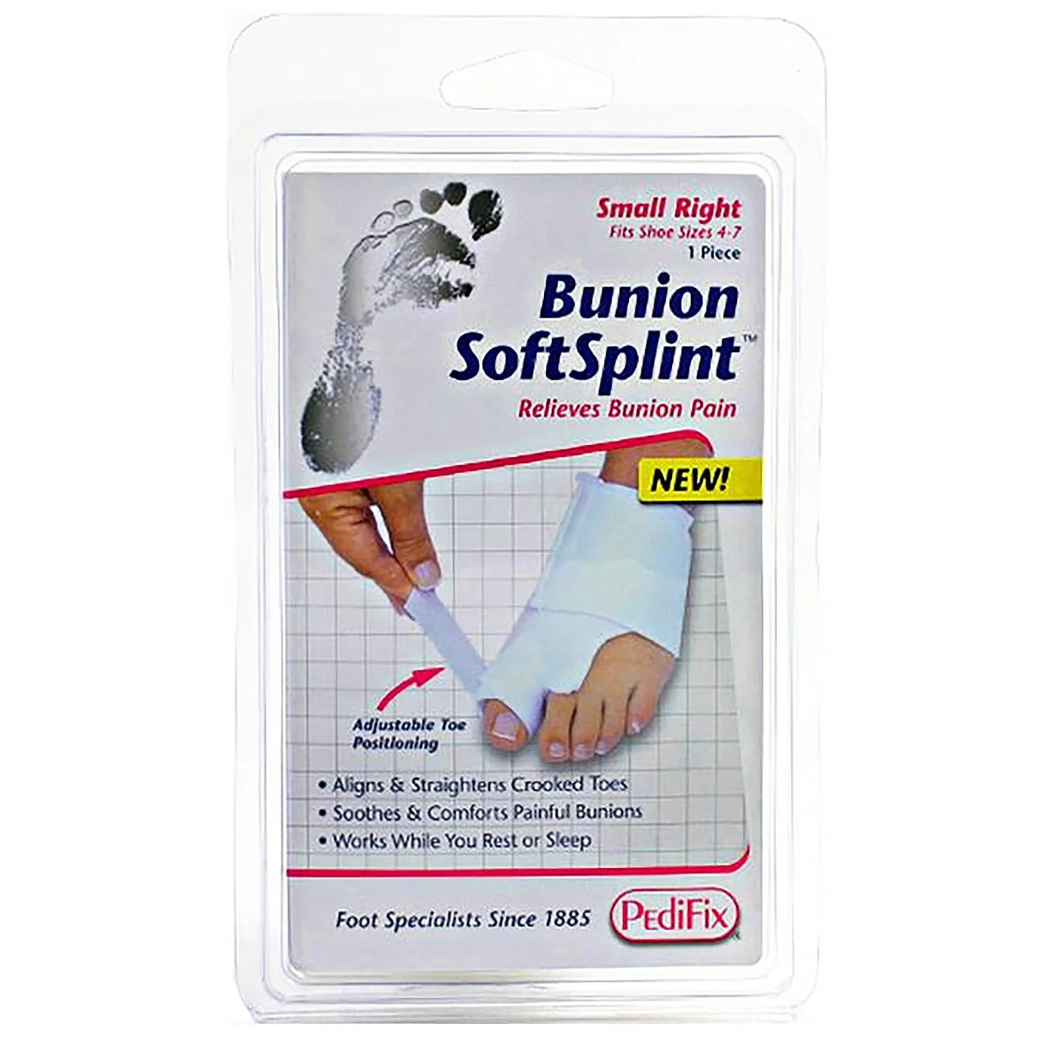 PediFix Bunion SoftSplint Unisex Fabric Foot Splint