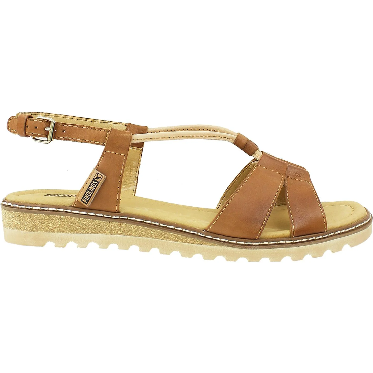 Pikolinos Alcudia W1L-0825 Women's Sandals Brandy Leather