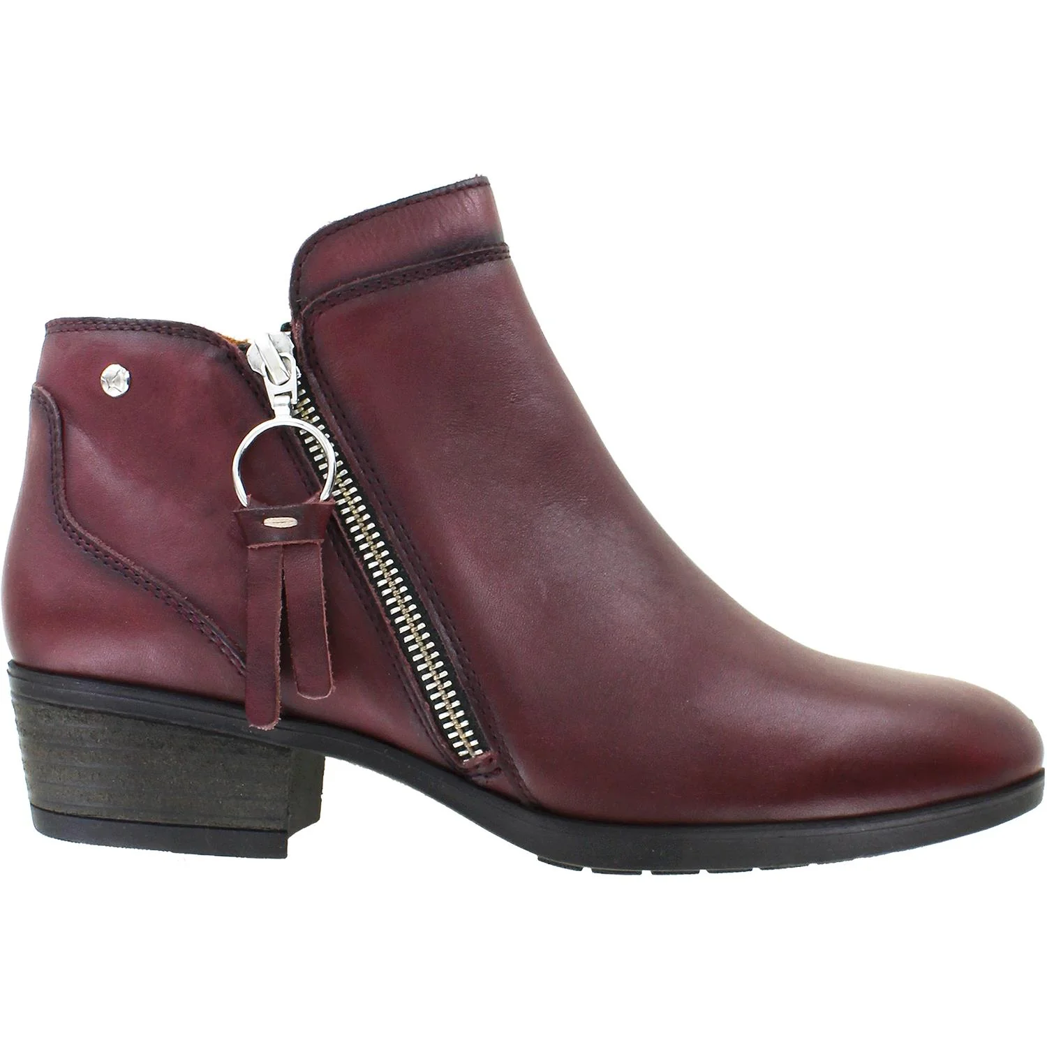 Pikolinos Daroca W1U-8590 Women's Ankle Boots Garnet Leather