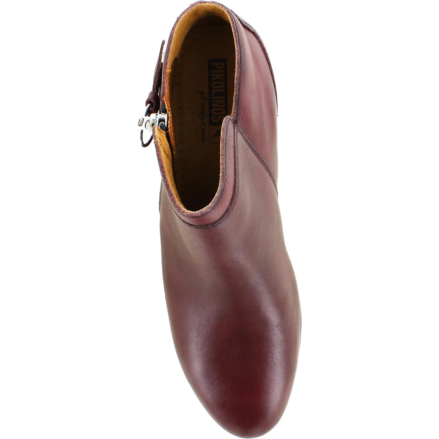 Pikolinos Daroca W1U-8590 Women's Ankle Boots Garnet Leather - Image 2