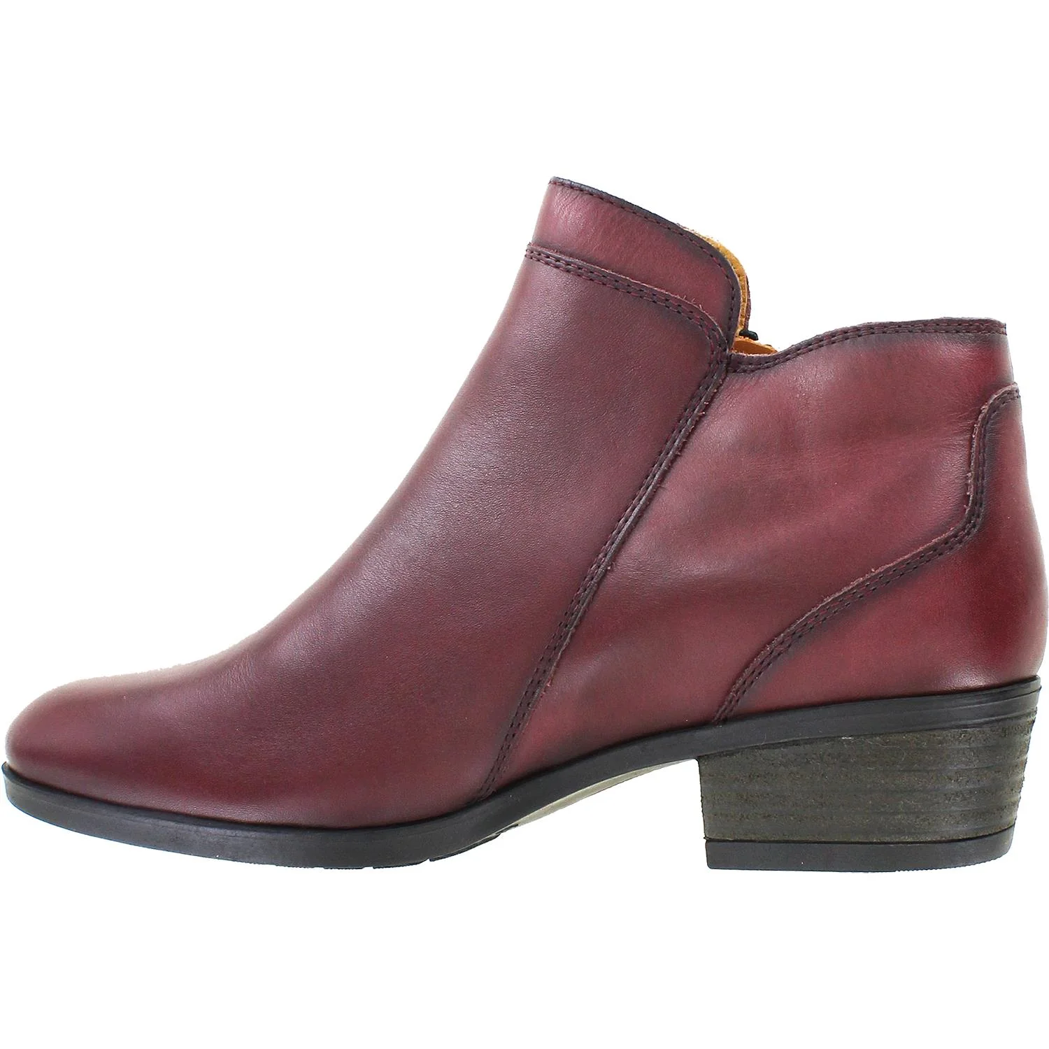 Pikolinos Daroca W1U-8590 Women's Ankle Boots Garnet Leather - Image 3