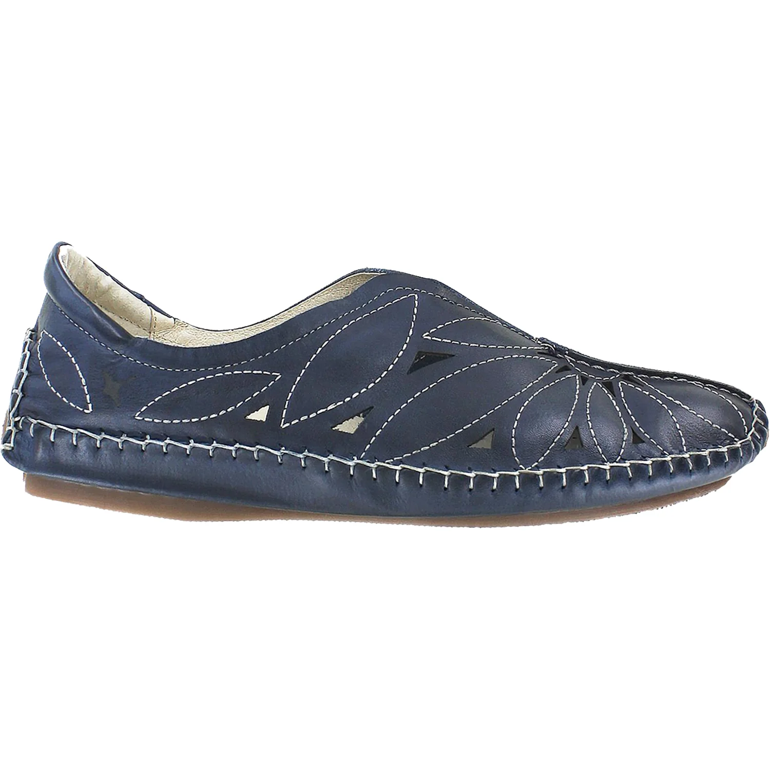 Pikolinos Jerez 578-7399 Women's Slip Ons Blue Leather