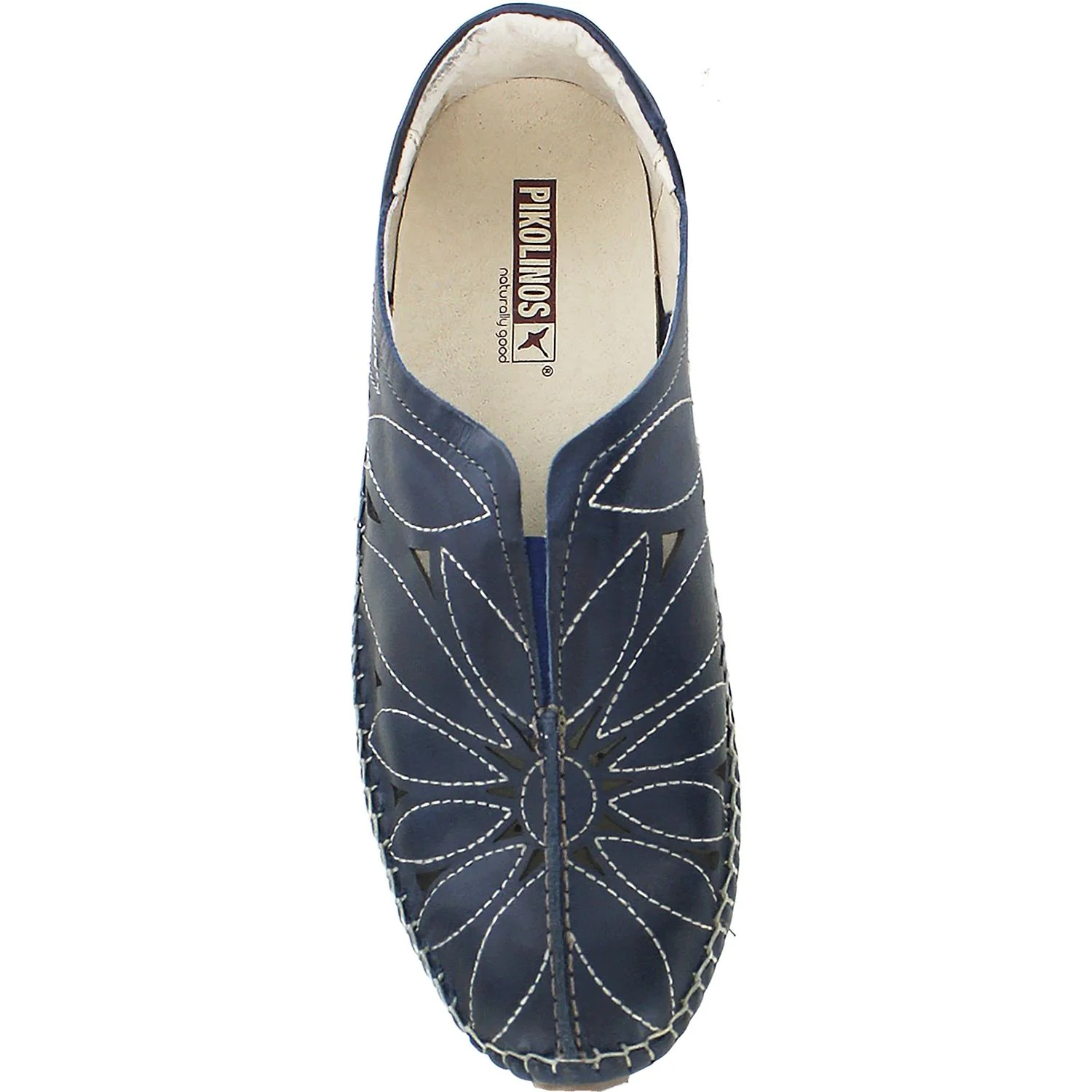 Pikolinos Jerez 578-7399 Women's Slip Ons Blue Leather - Image 2