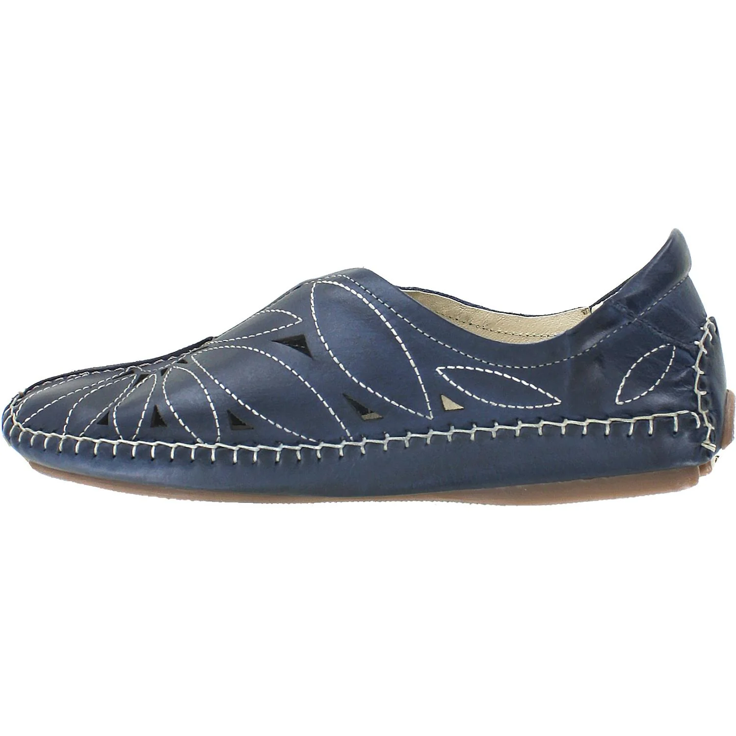 Pikolinos Jerez 578-7399 Women's Slip Ons Blue Leather - Image 3