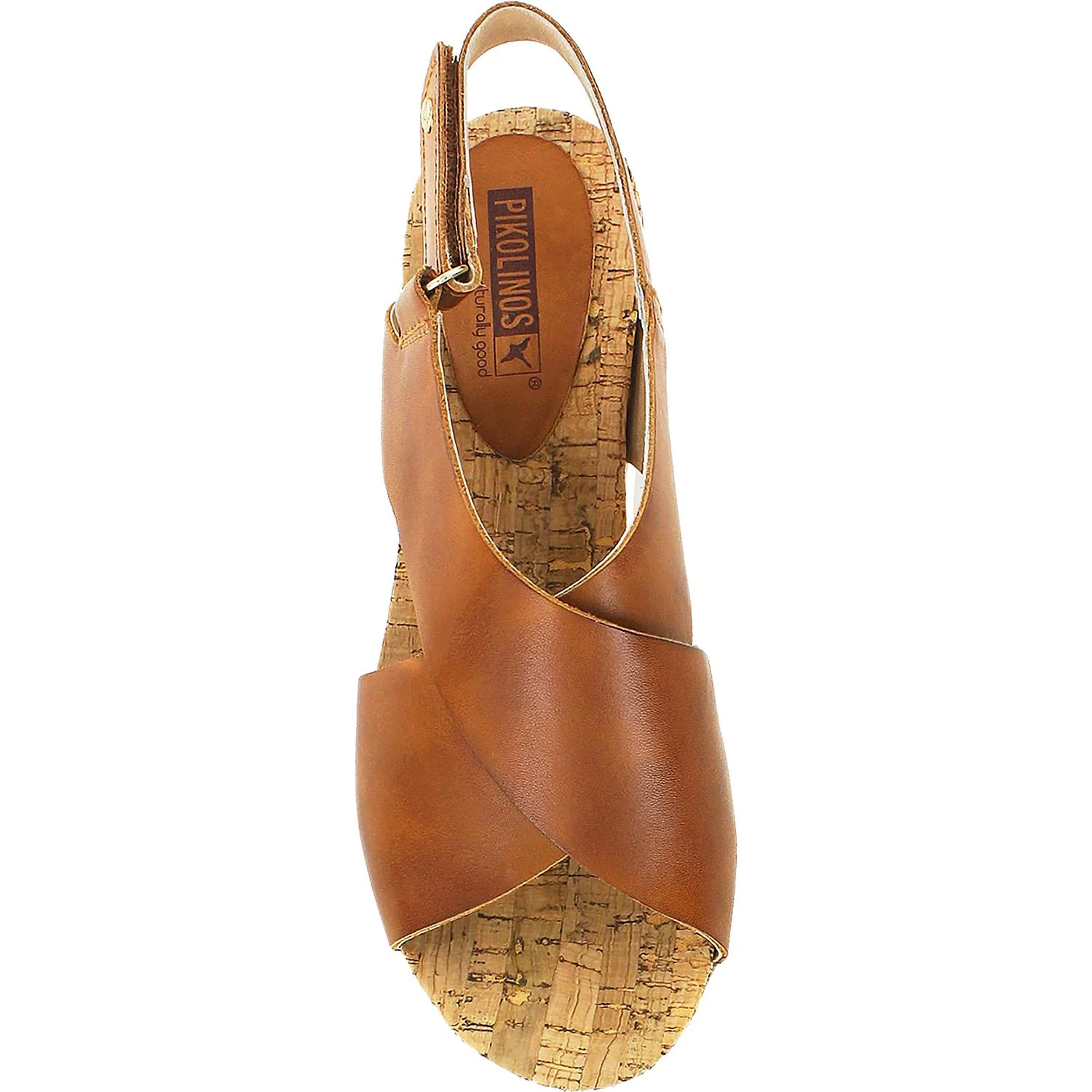 Pikolinos Mykonos W1G-0757 Women's Wedge Heel Sandals Brandy Leather - Image 2