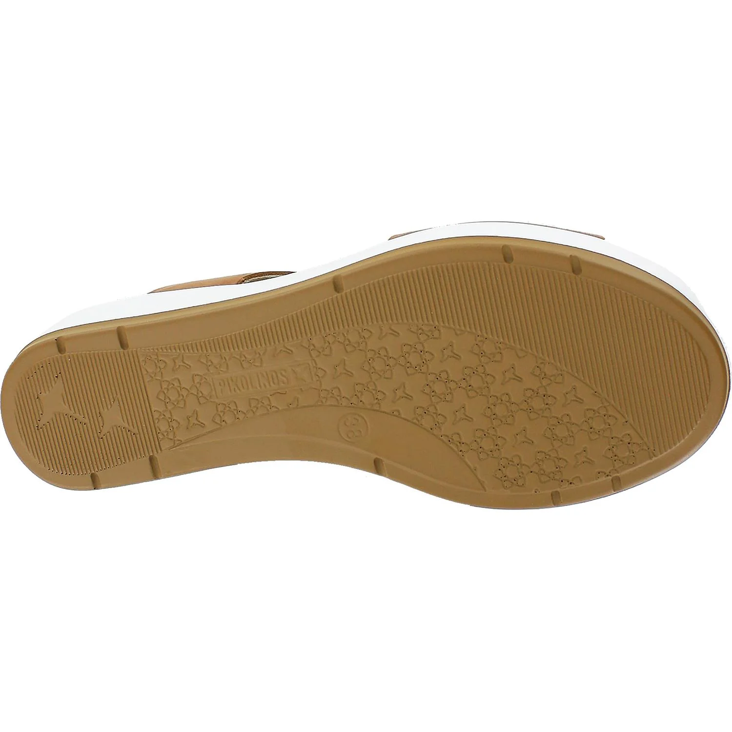 Pikolinos Mykonos W1G-0757 Women's Wedge Heel Sandals Brandy Leather - Image 4