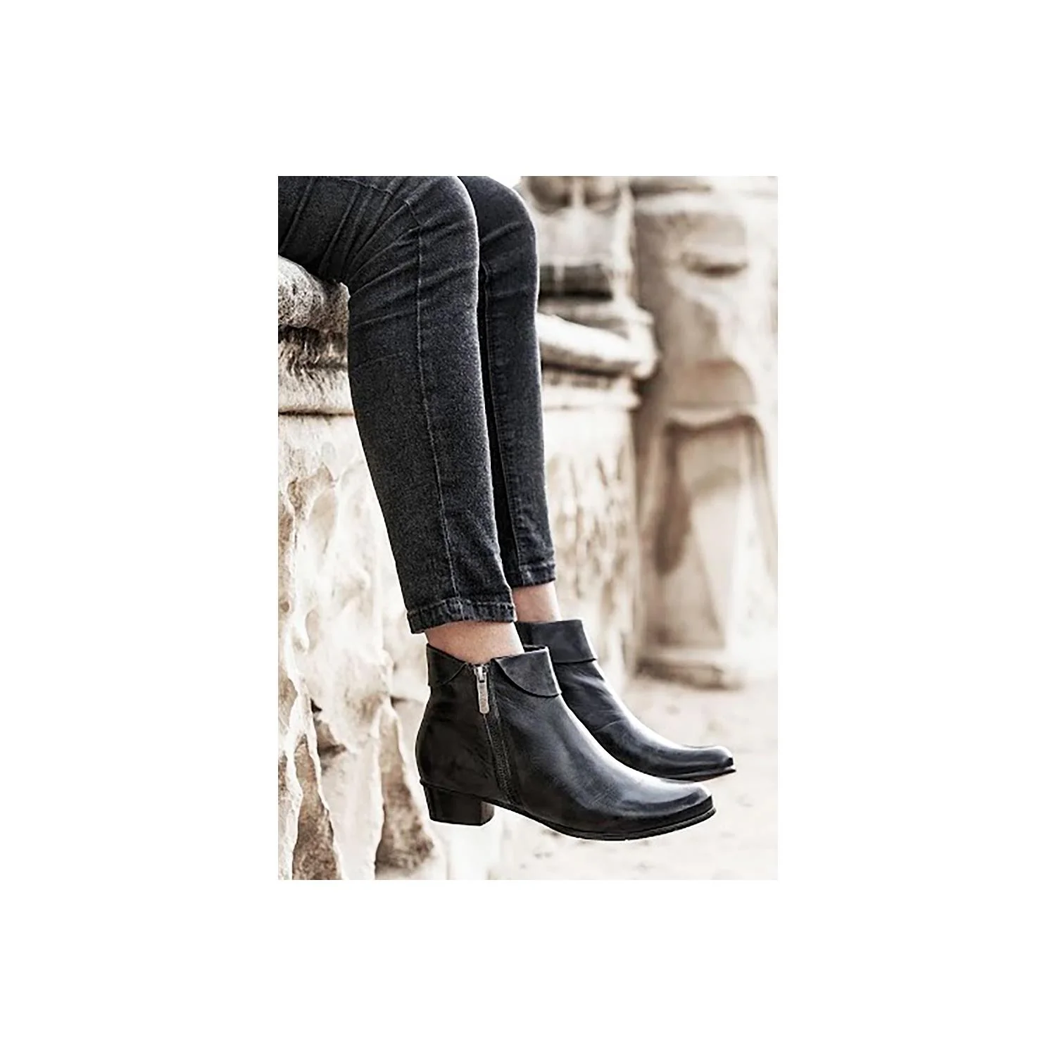Regarde Le Ciel Stefany-03 Women's Boots Black Leather - Image 4