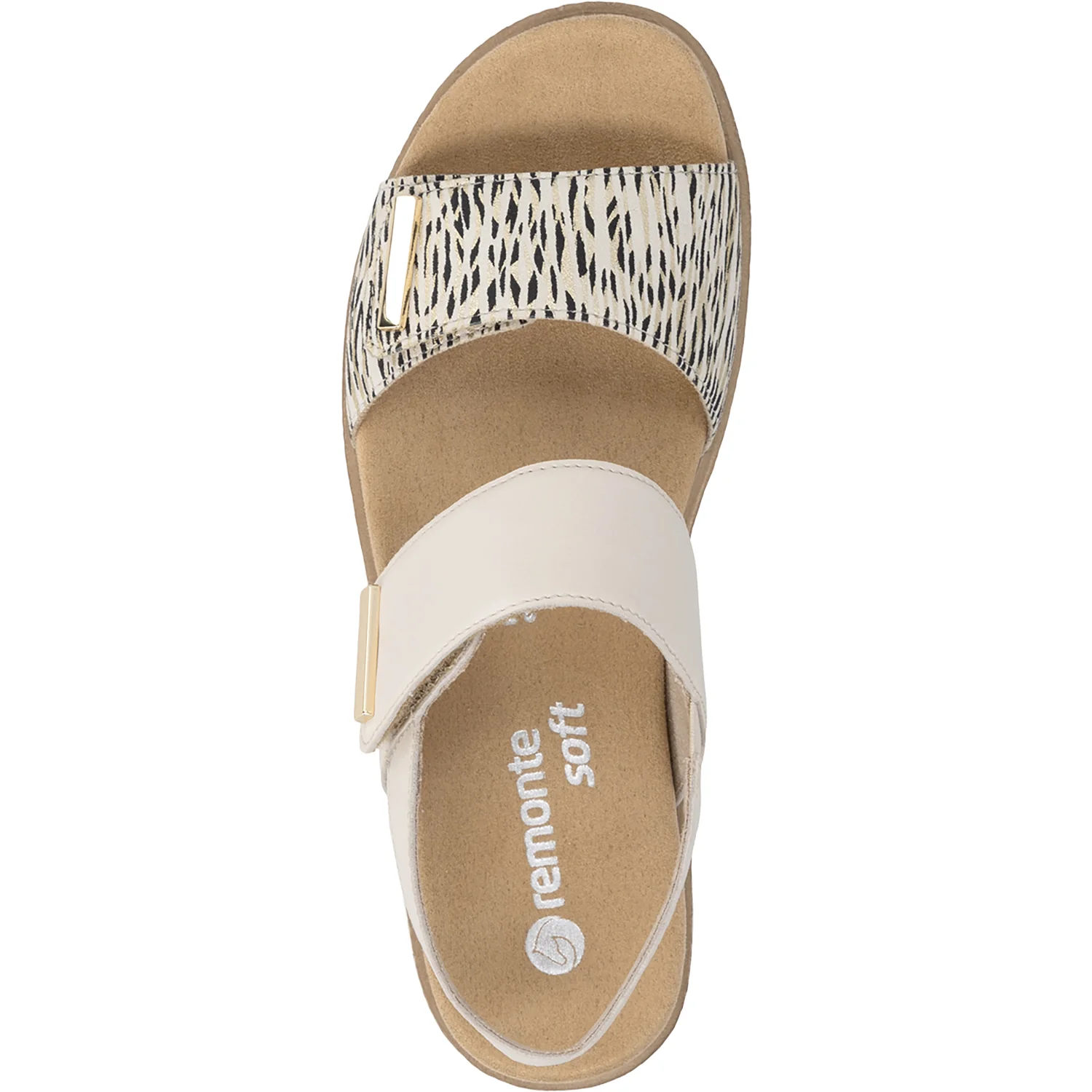 Remonte D0Q59-60 Jocelyn 55 Women's Sandals Lugano Beige-Gold/Porzellan - Image 2