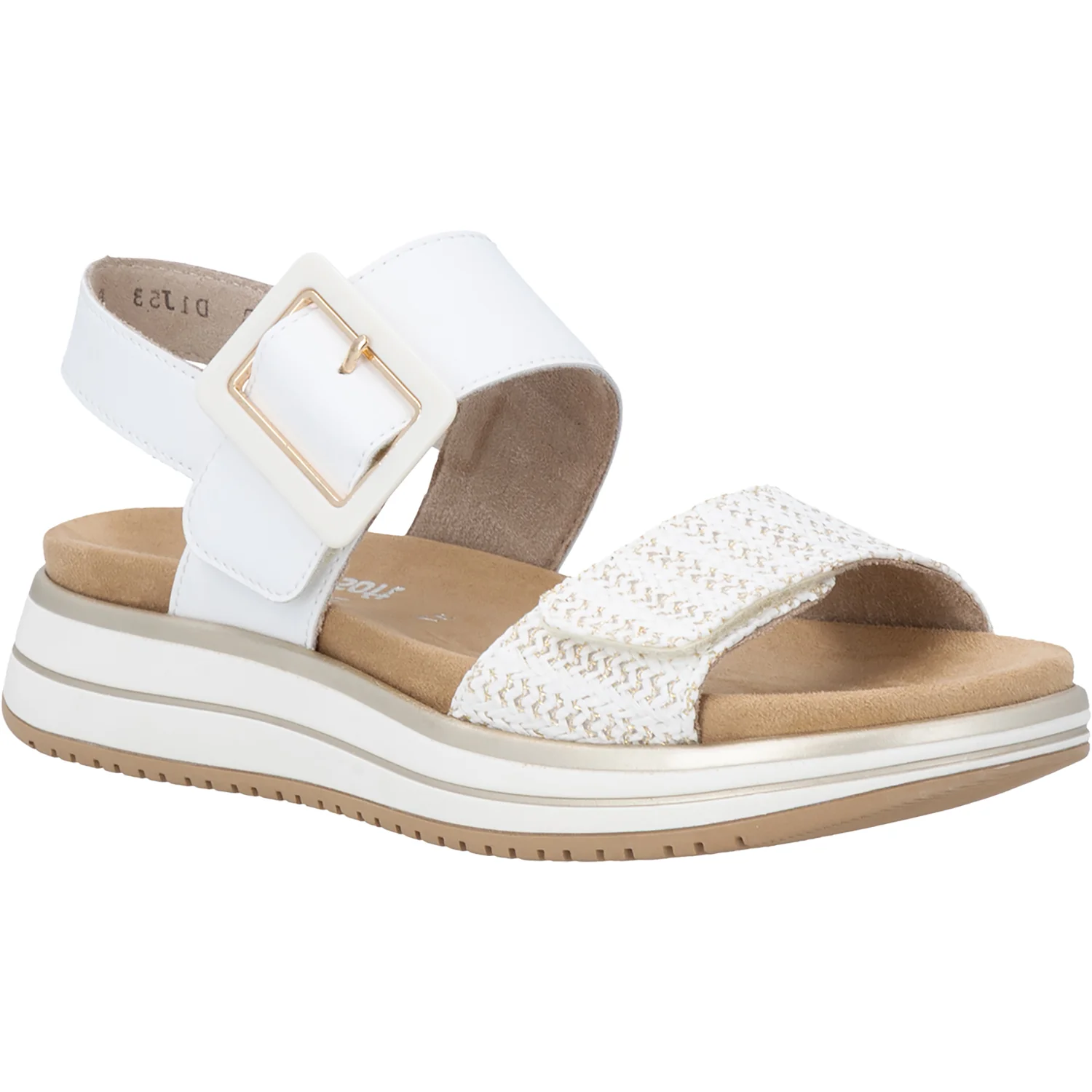 Remonte D1J53-81 Jocelyn 53 Weiss-Gold/Weiss - Image 5