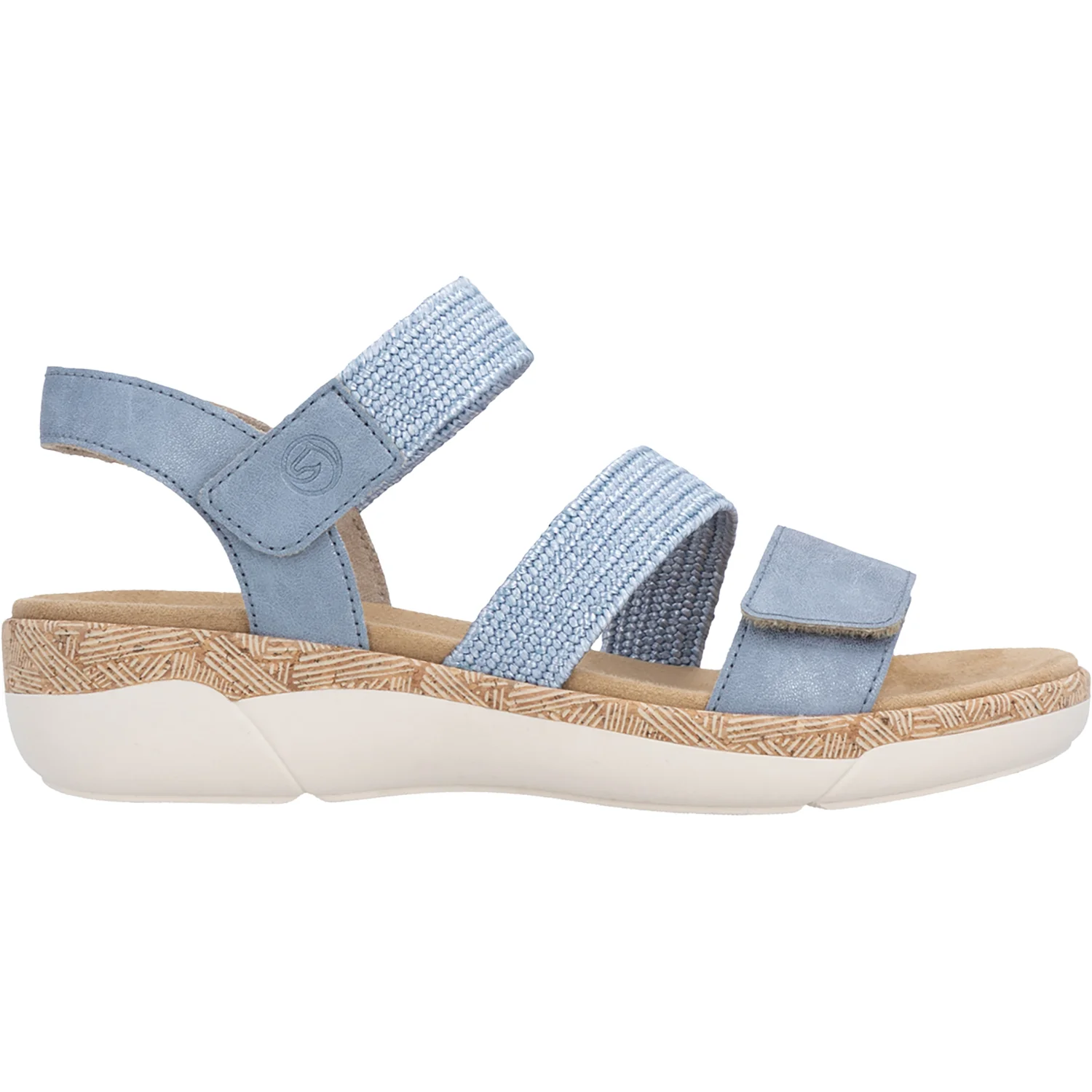 Remonte R6861-12 Jocelyn 61 Women's Sandals Blue Woven Stretch