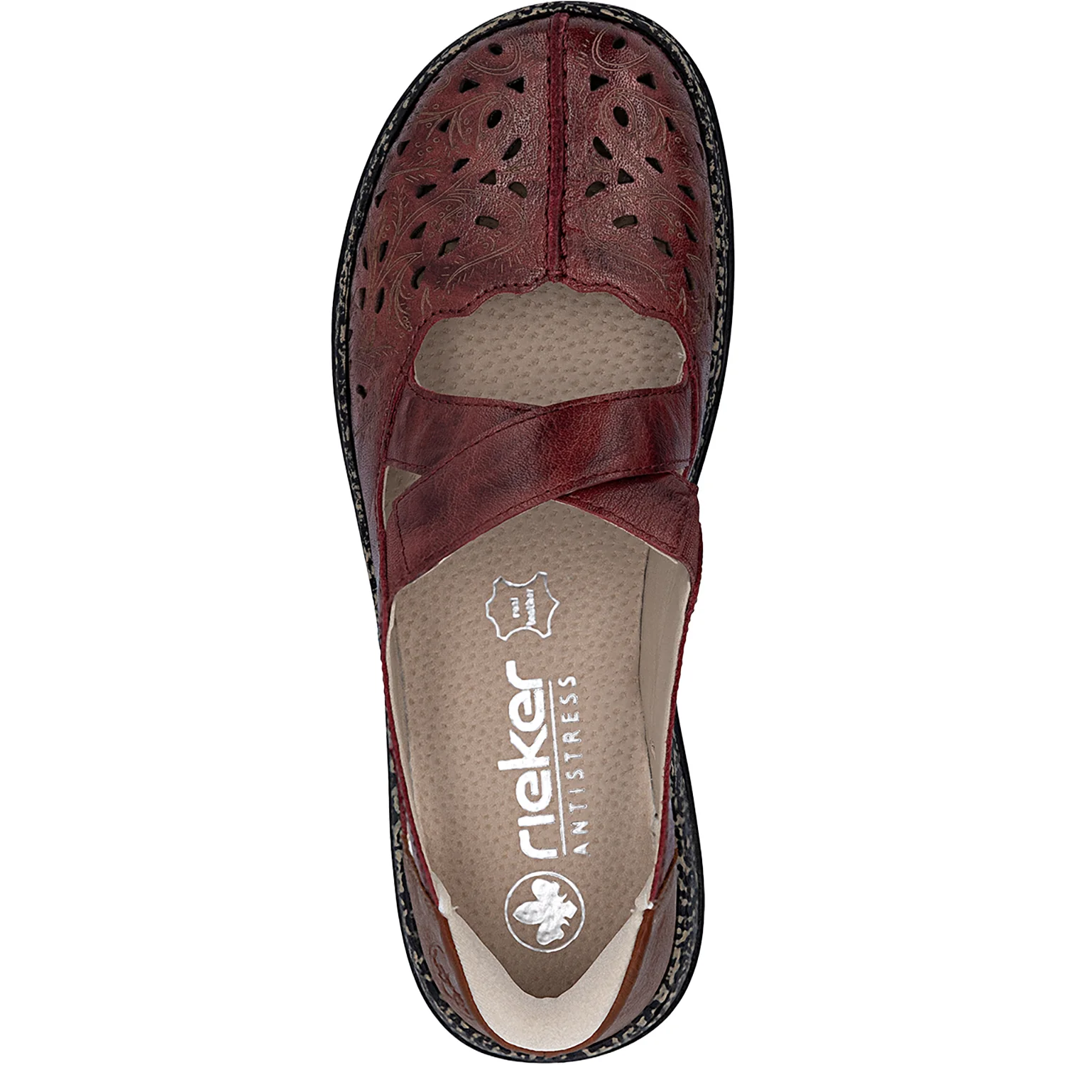 Rieker 46352-33 Women's Mary Janes Red/Cayenne - Image 2
