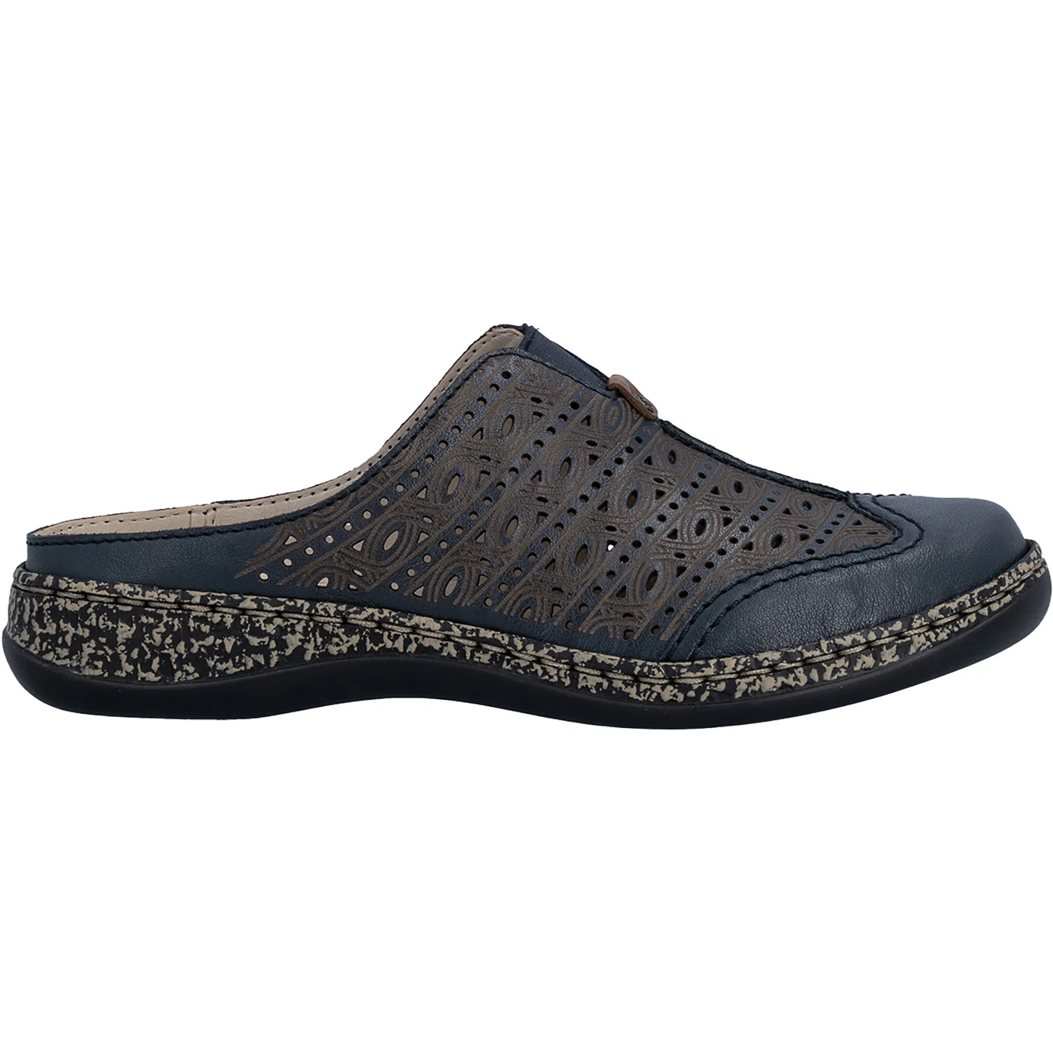 Rieker 46376-14 Daisy 76 Women's Clogs Pazifik/Amaretto