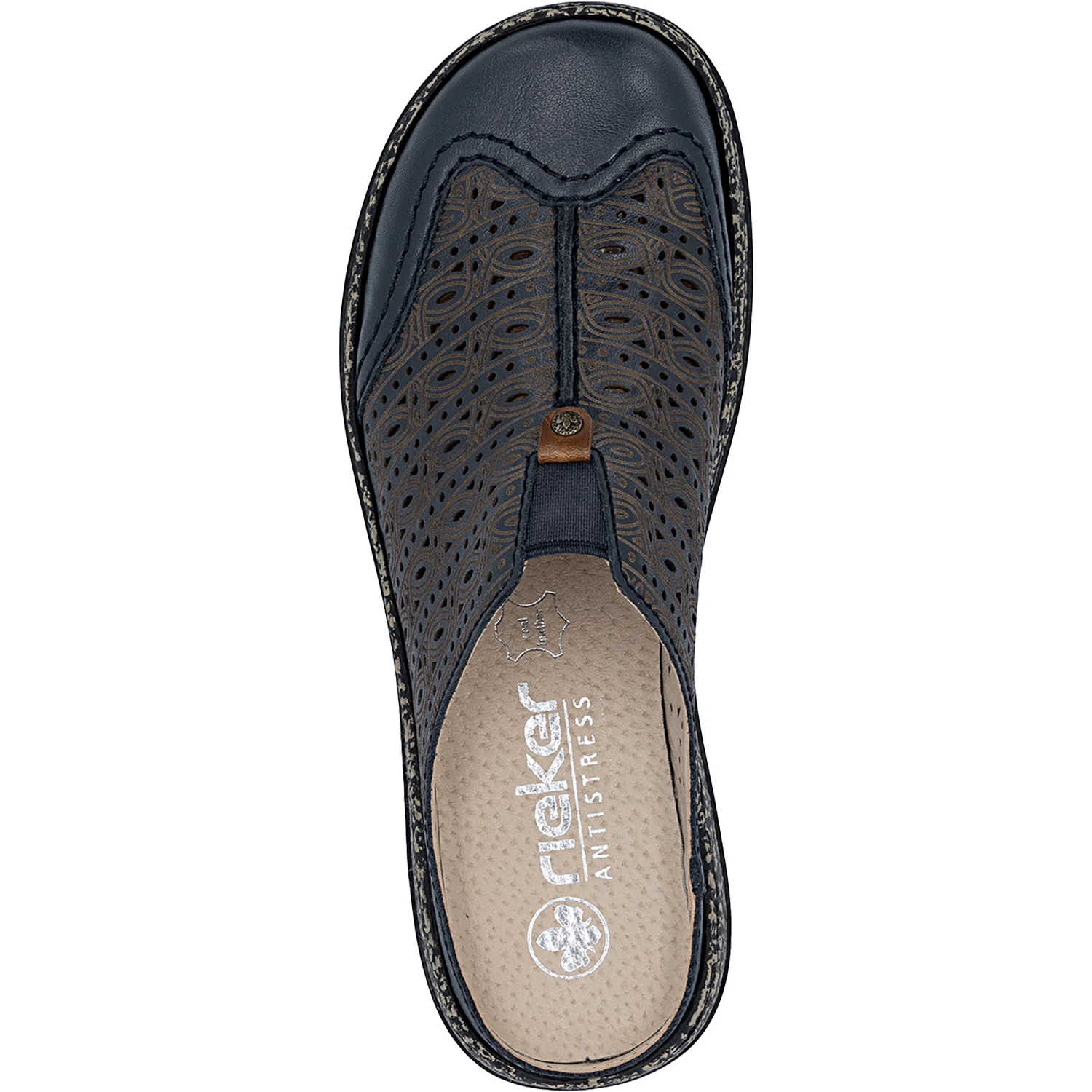 Rieker 46376-14 Daisy 76 Women's Clogs Pazifik/Amaretto - Image 2