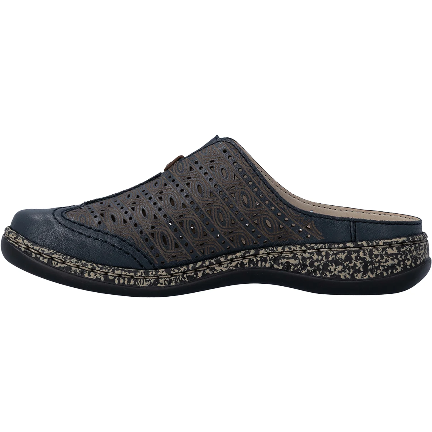 Rieker 46376-14 Daisy 76 Women's Clogs Pazifik/Amaretto - Image 3
