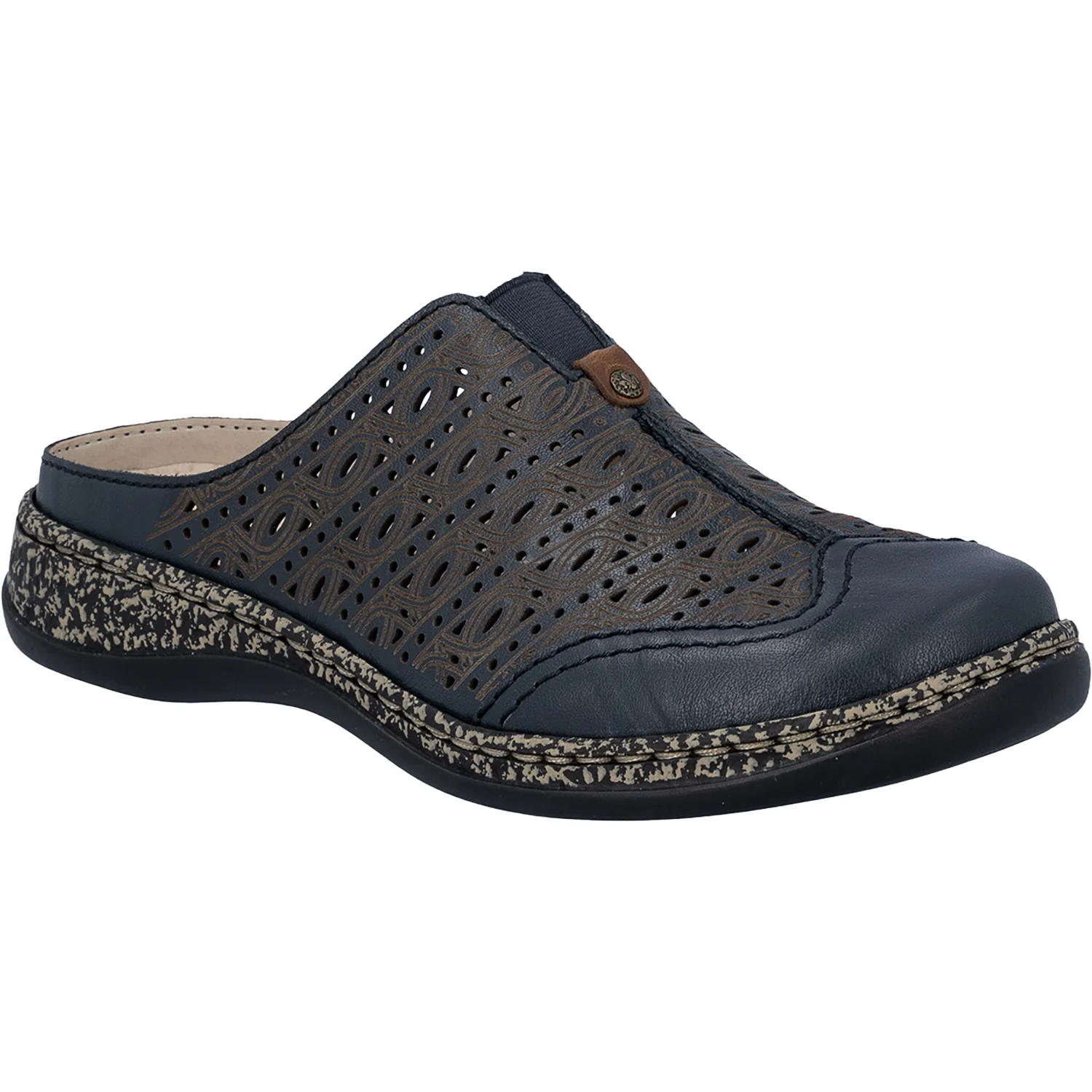 Rieker 46376-14 Daisy 76 Women's Clogs Pazifik/Amaretto - Image 5