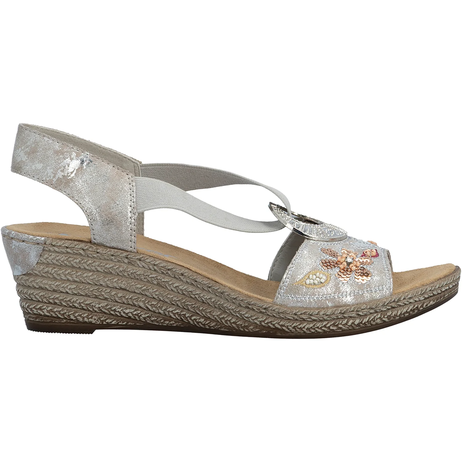 Rieker 62466-90 Fanni Rose Metallic