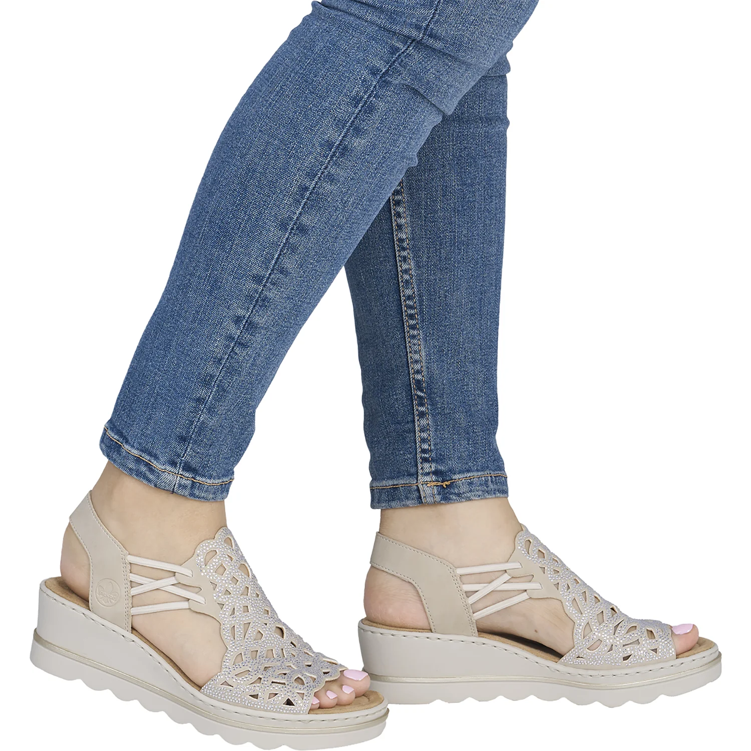 Rieker 67465-62 Rose 65 Women's Sandals Ginger Morelia - Image 6
