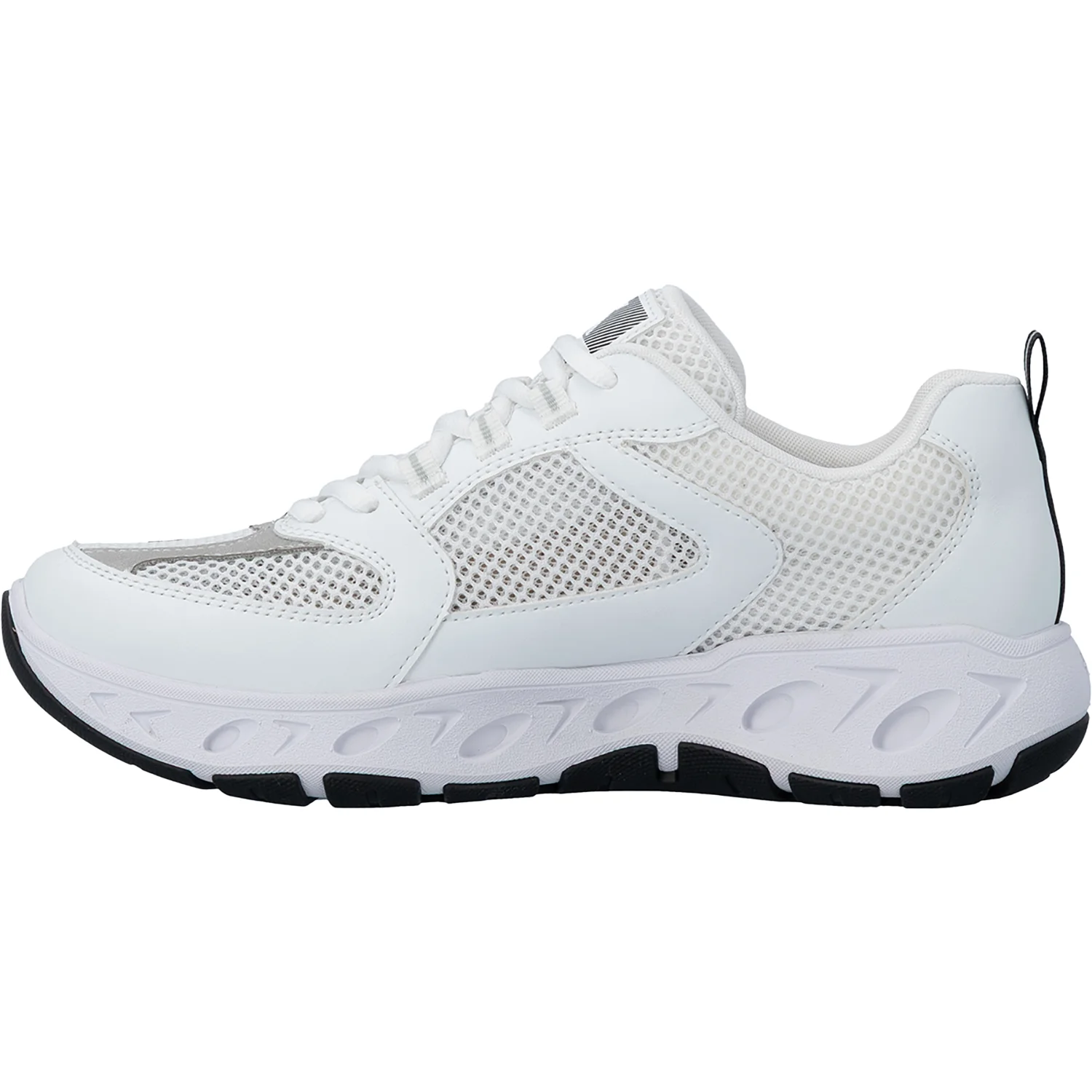 Rieker M6501-80 Edith 01 Women's Hands-Free Sneakers Weiss/Weiss/Cement - Image 3