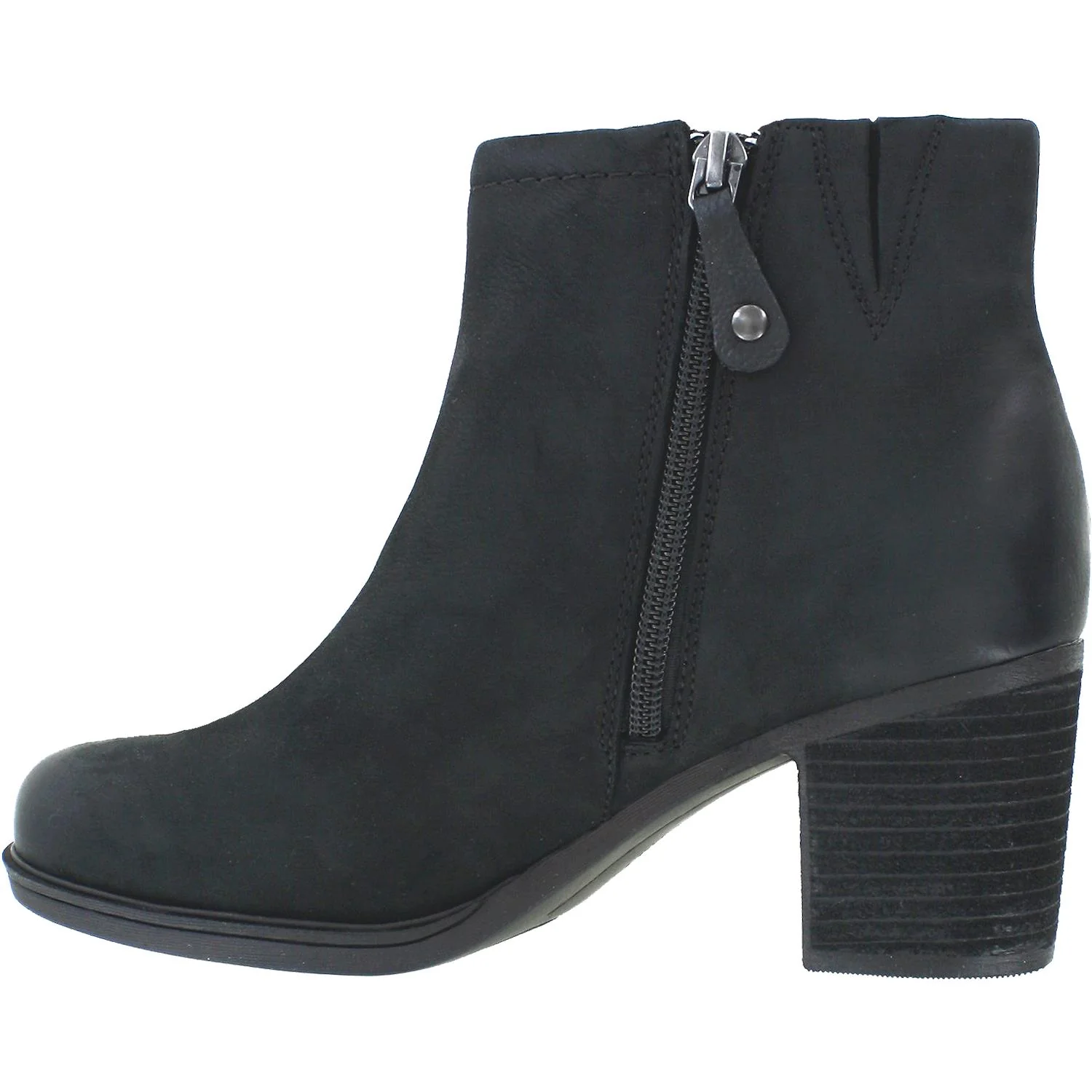 RockPort Cobb Hill Natashya Women's Bootie Black Nubuck - Image 3
