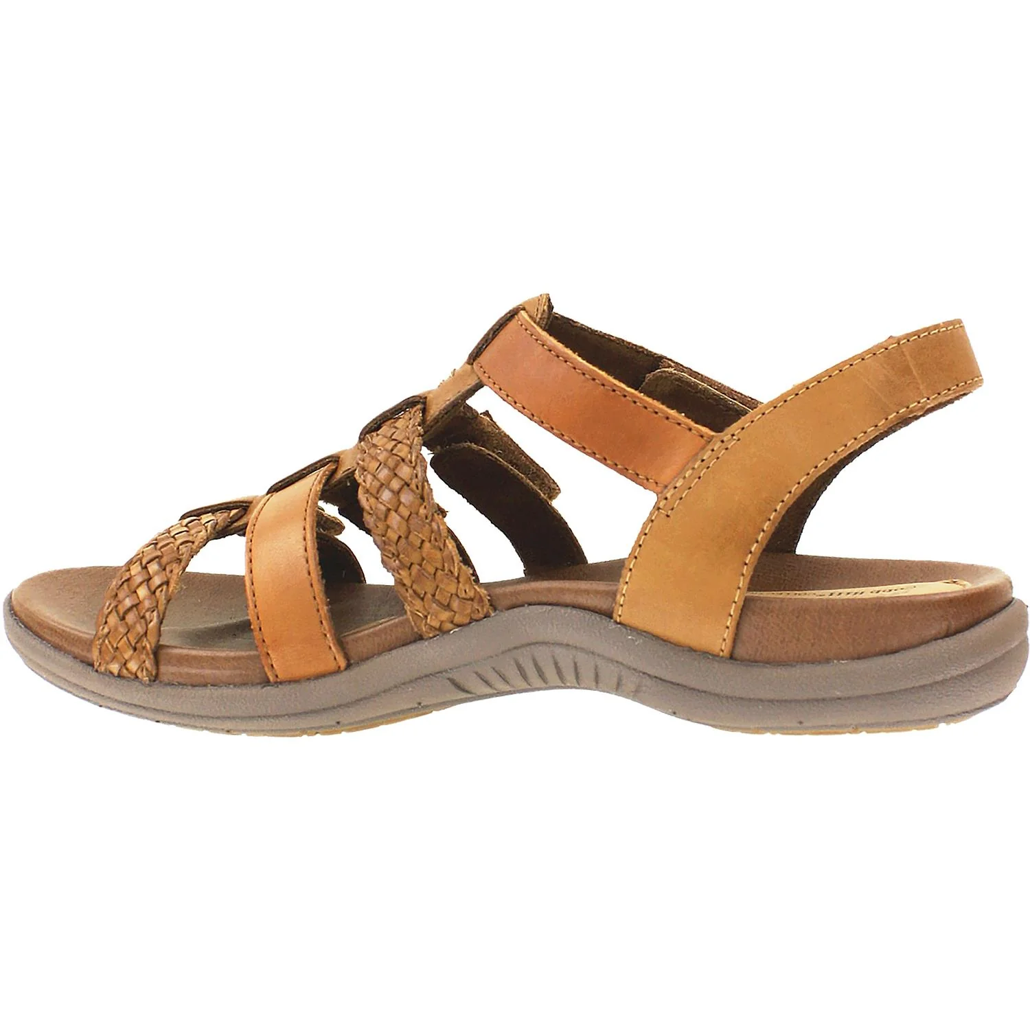 Rockport Cobb Hill Rubey T-Strap Women's Sandal Tan Multi Leather - Image 3