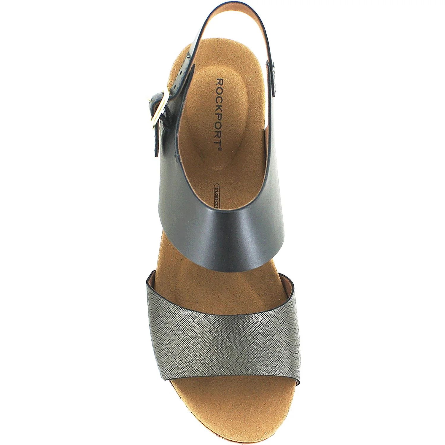 Rockport Vivianne 2 Part Women's Sandal Black Multi Leather - Image 2