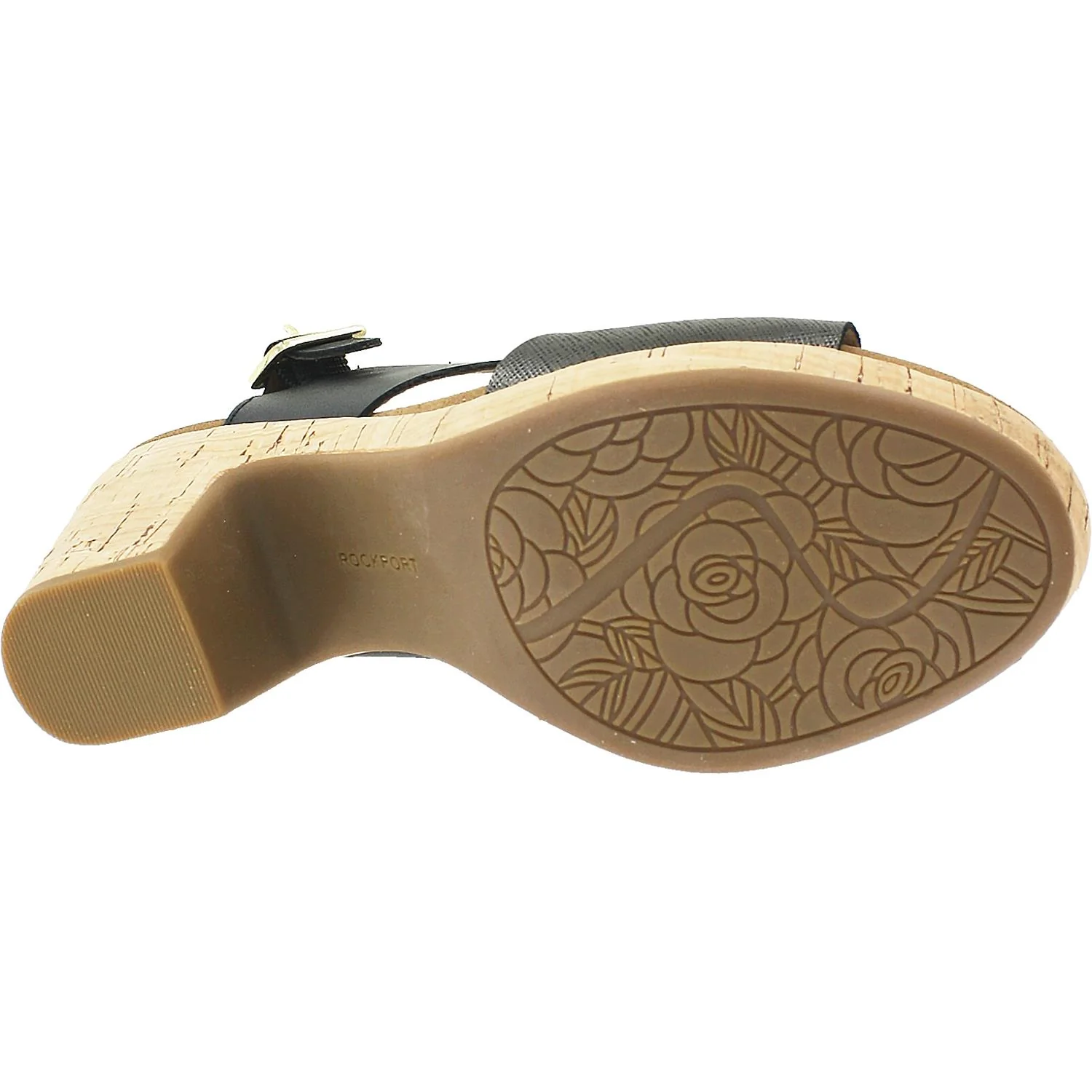 Rockport Vivianne 2 Part Women's Sandal Black Multi Leather - Image 4