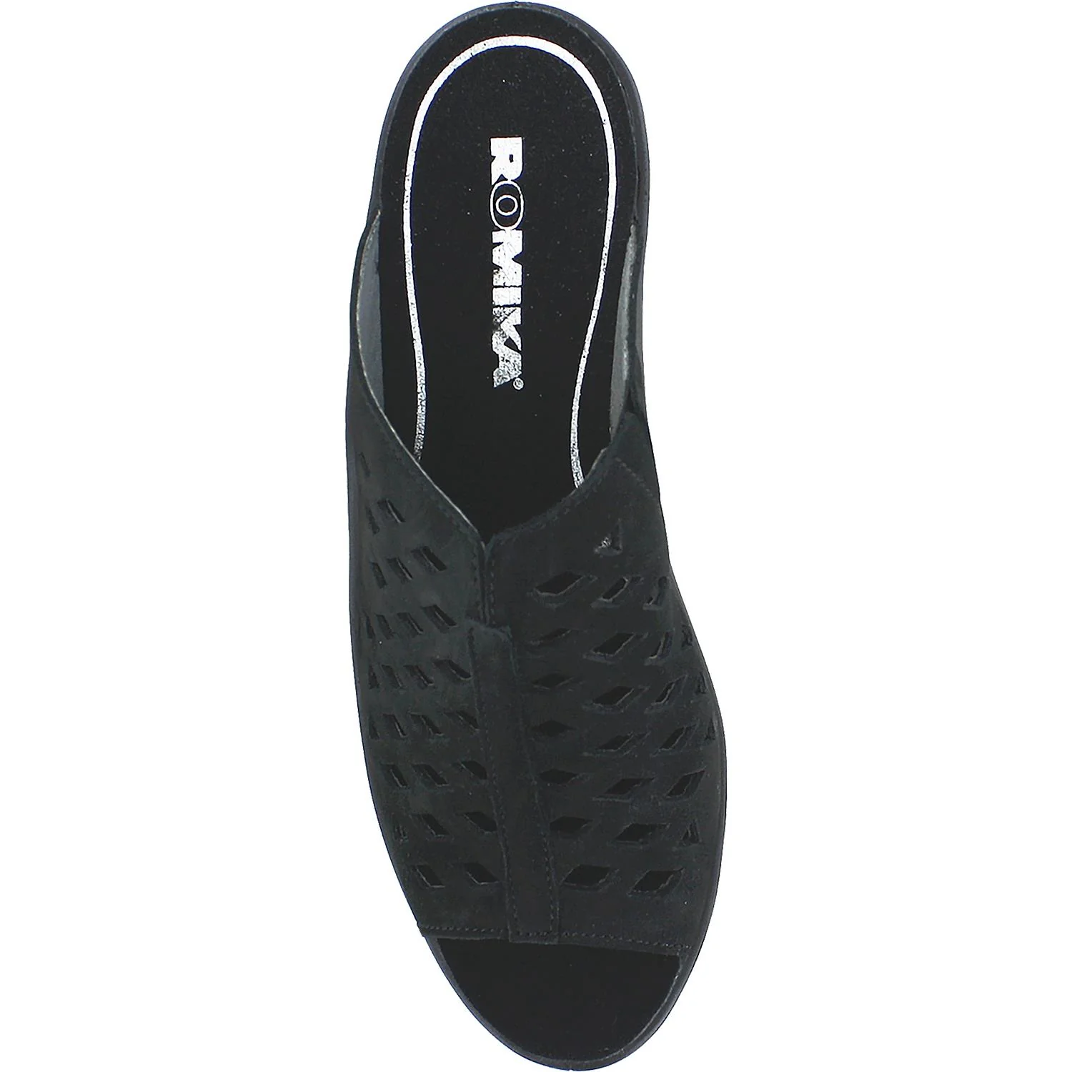 Women's Romika Mokassetta 335 Black Nubuck - Image 2