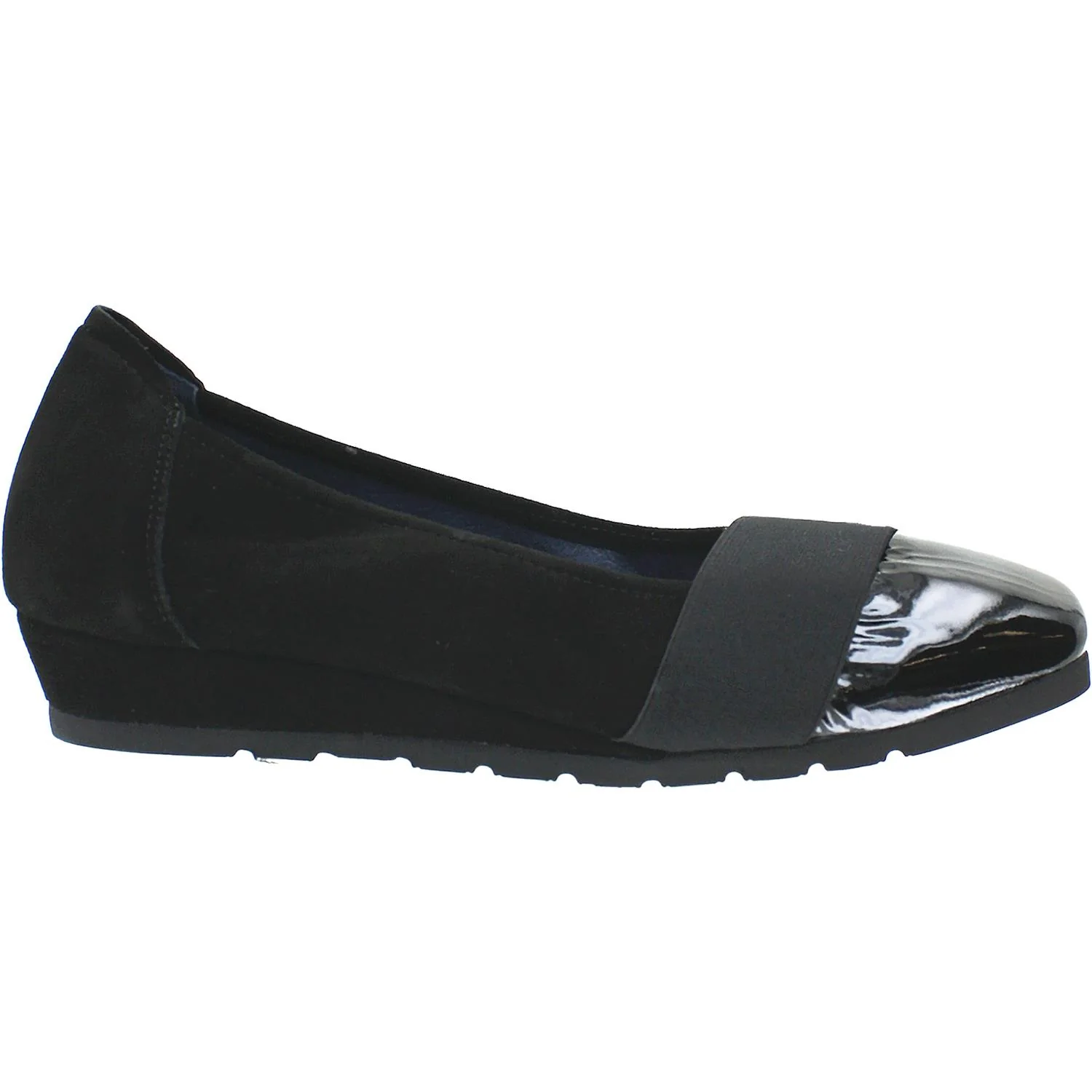 Women's Sabrinas Marsella 66022 Black Suede/Patent - Image 2