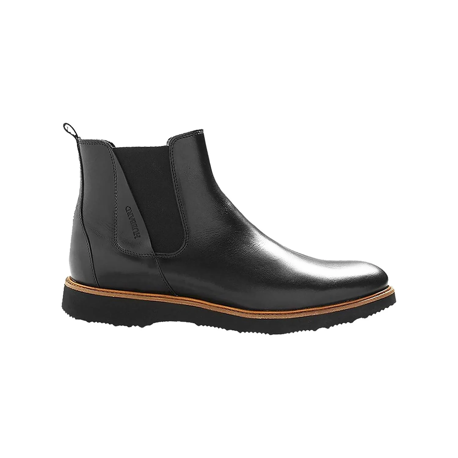 Samuel Hubbard 24 Seven Men's Black Ankle Boots Black Leather