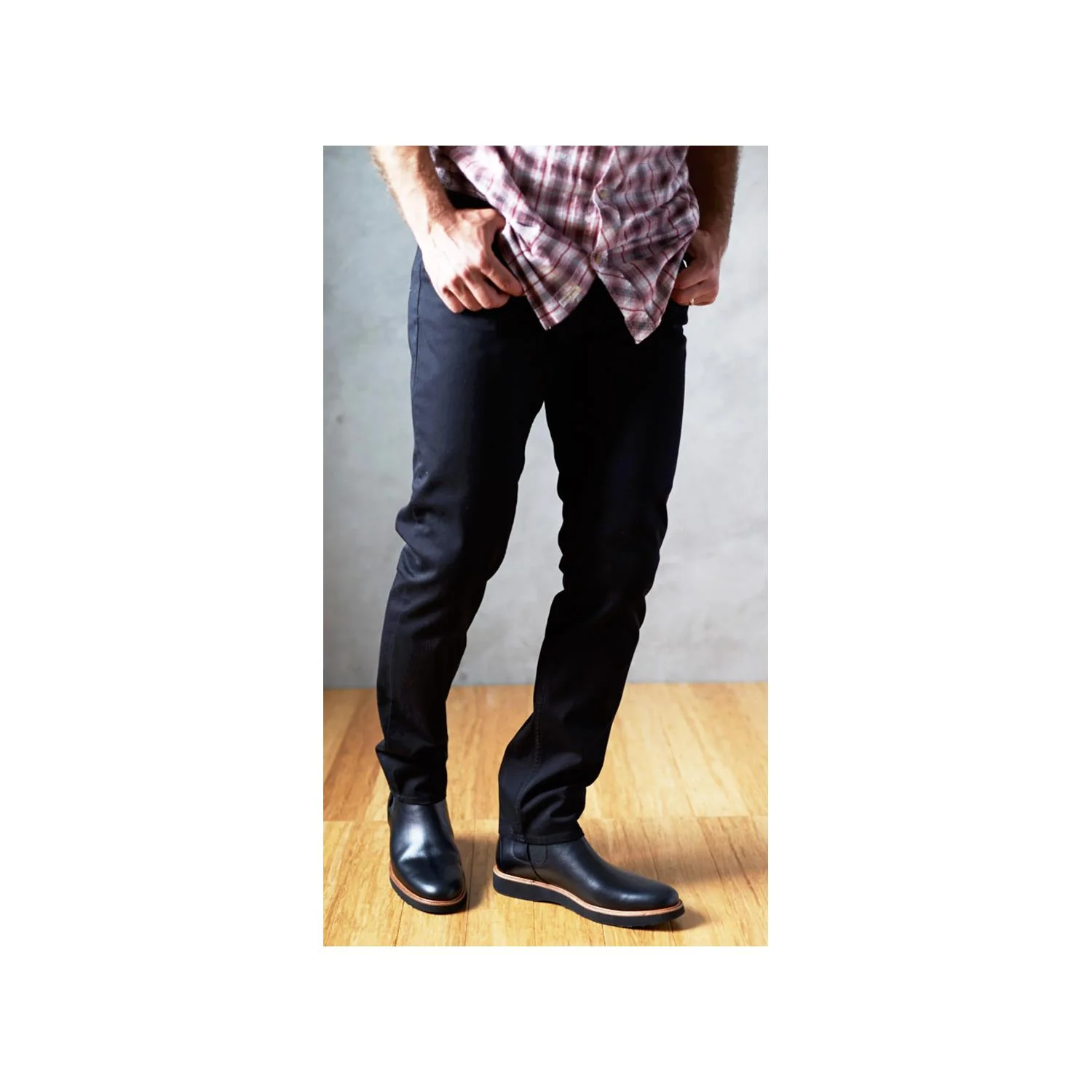 Samuel Hubbard 24 Seven Men's Black Ankle Boots Black Leather - Image 2
