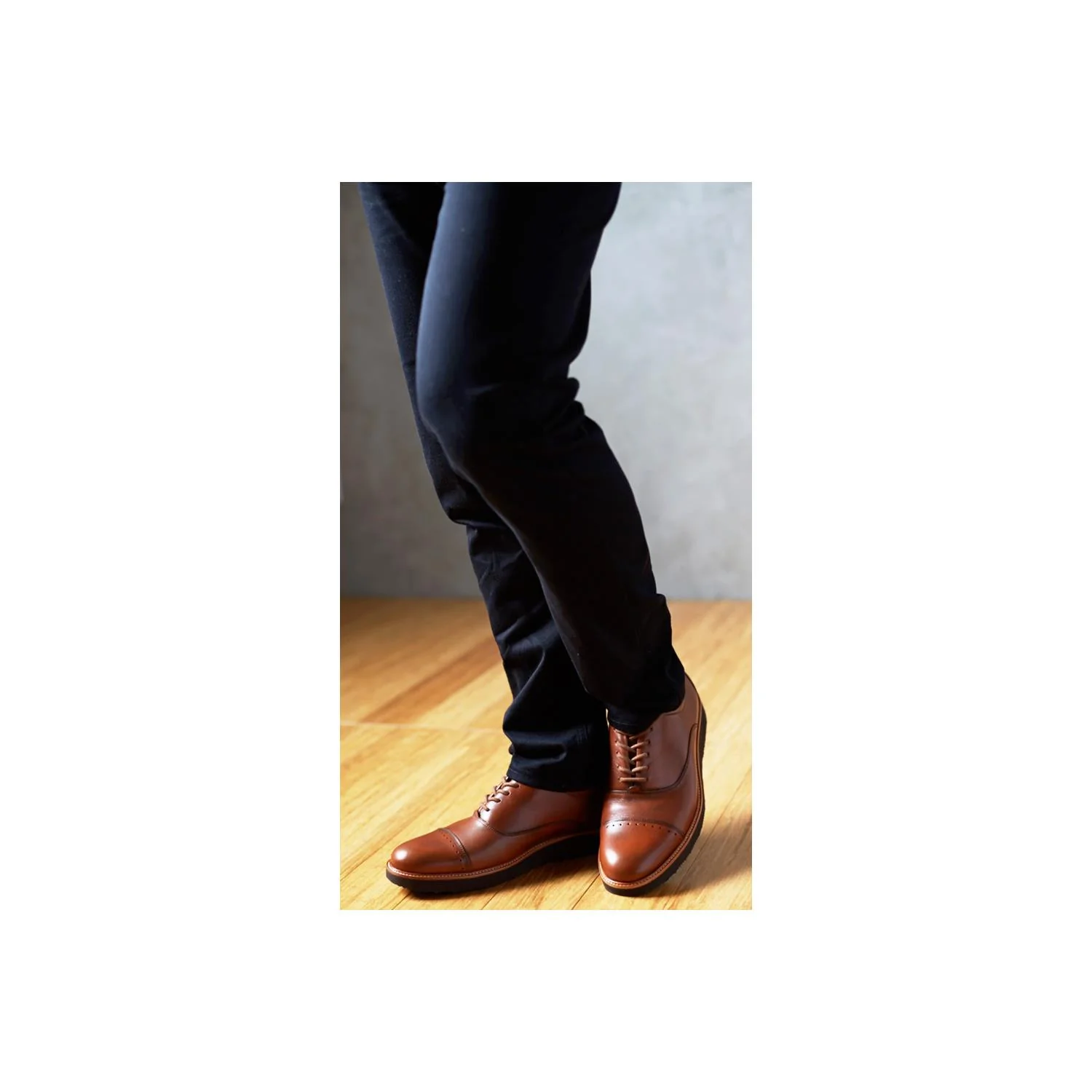 Samuel Hubbard Market Cap Men's Whiskey Leather - Image 2