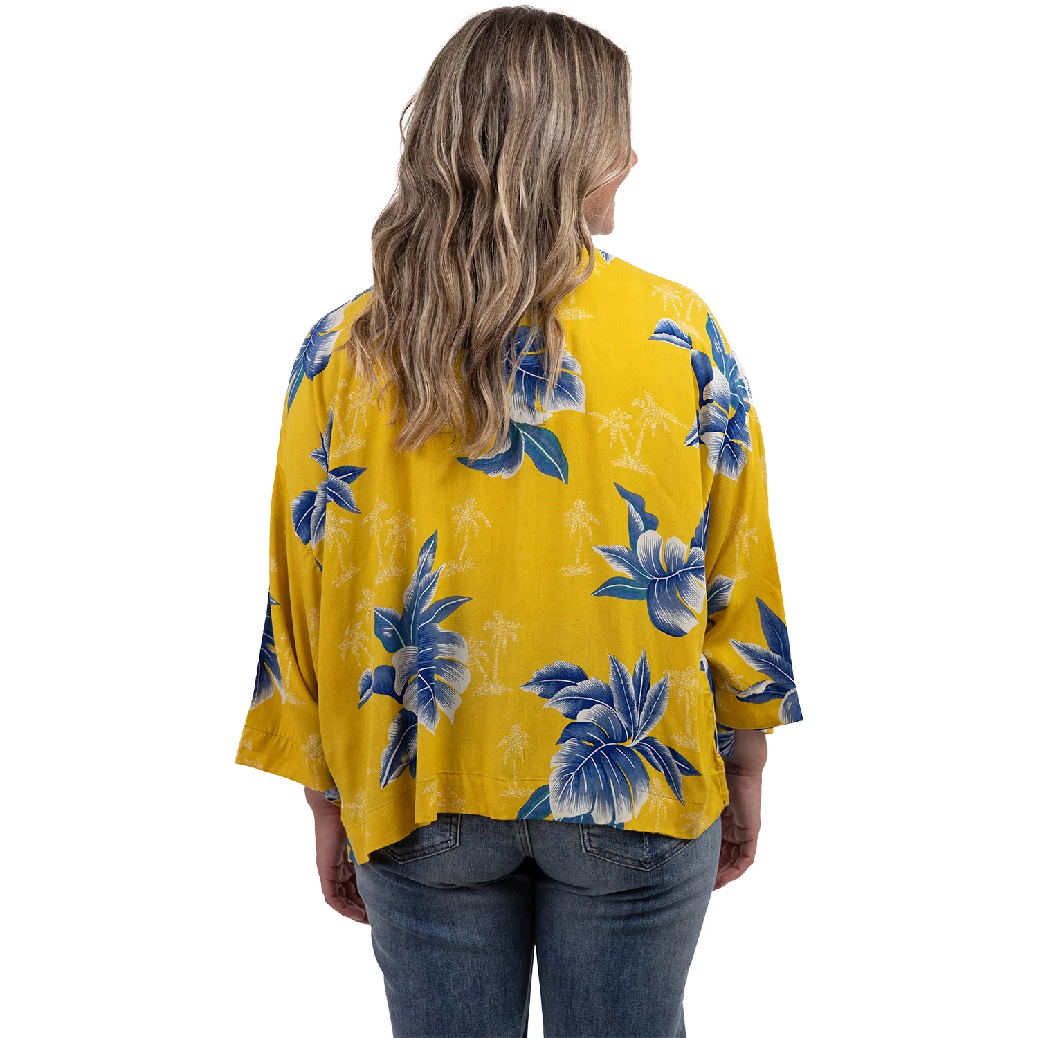 Shannon Passero Karol Cardigan Women's Outerwear Yellow Palm Mix - Image 2