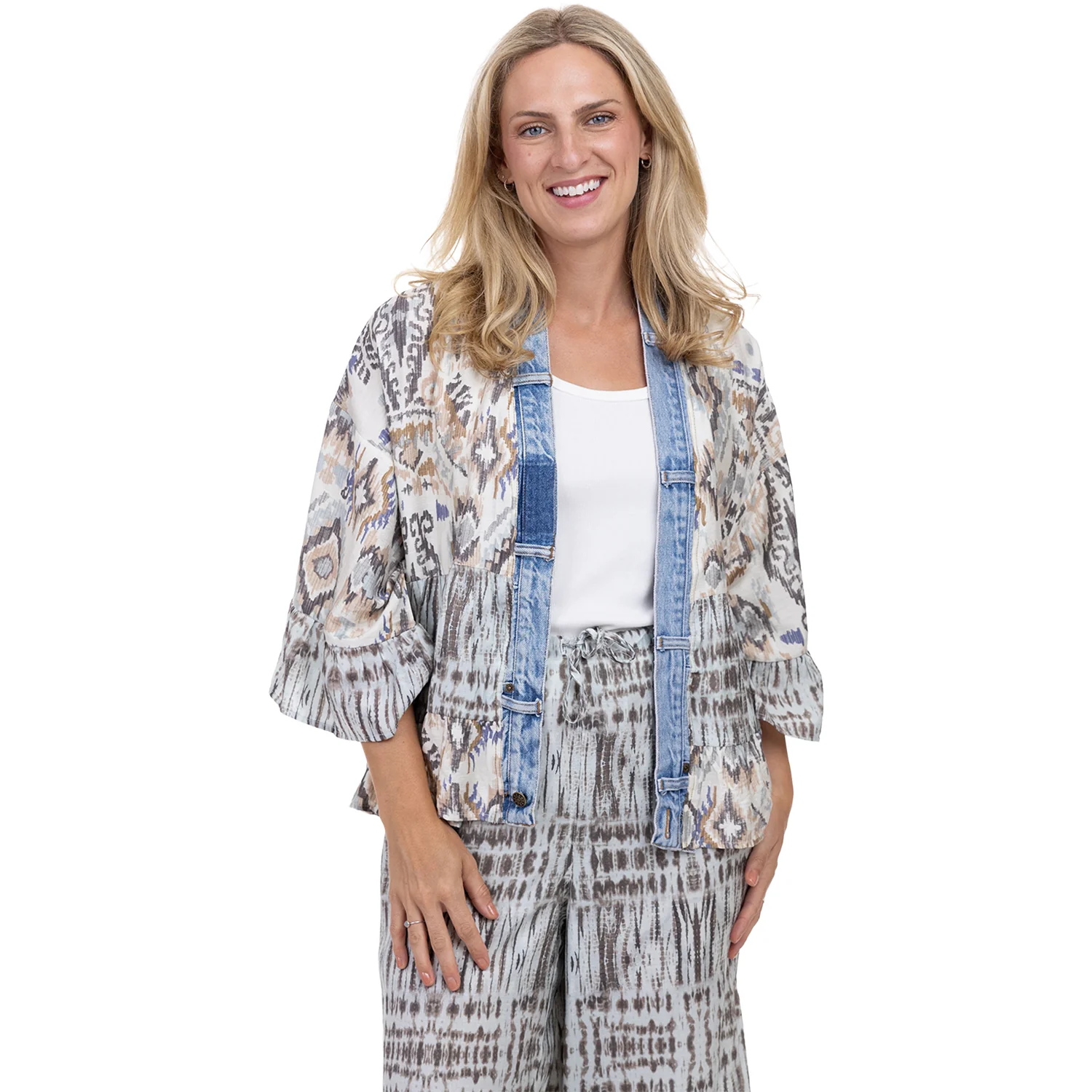 Shannon Passero Tiffany Cardigan Women's Outerwear Liquid Mix