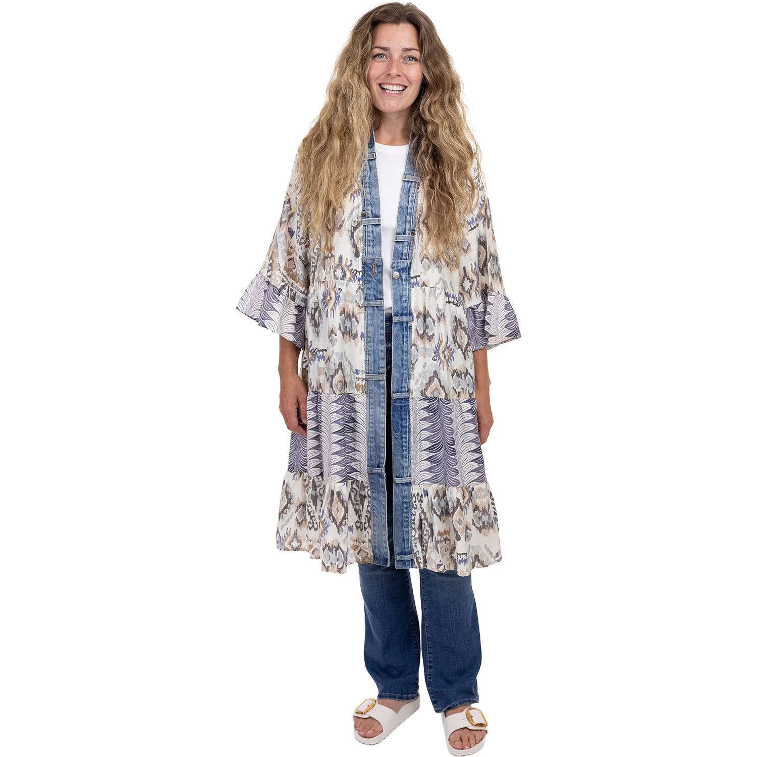 Shannon Passero Ying Cardigan Women's Outerwear Petal Print Mix