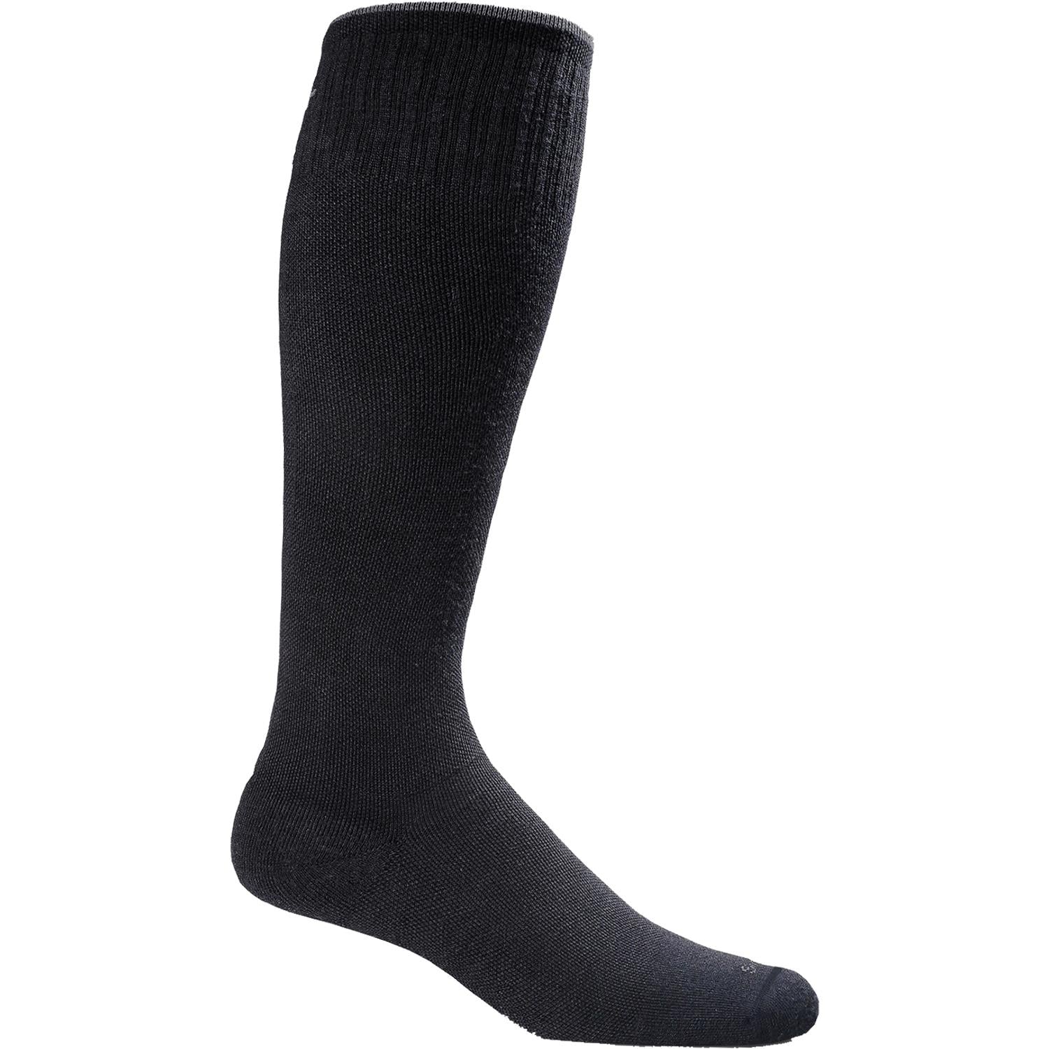 Sockwell Twister Knee High Socks 20-30 mmHg Women's Compression Socks Solid Black