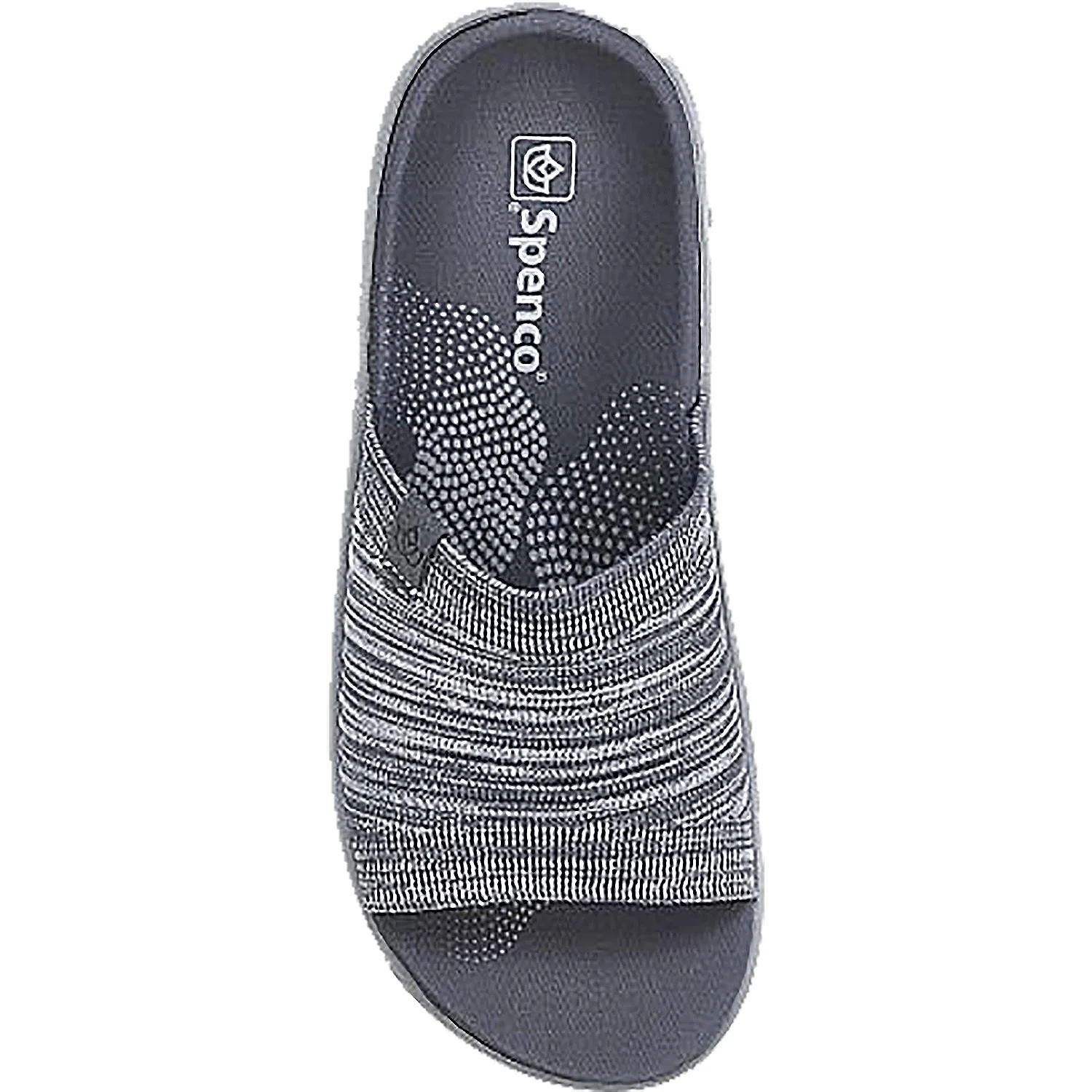 Spenco Astoria Memory Foam Slide Women's Sandals Wild Dove Knit Fabric - Image 2