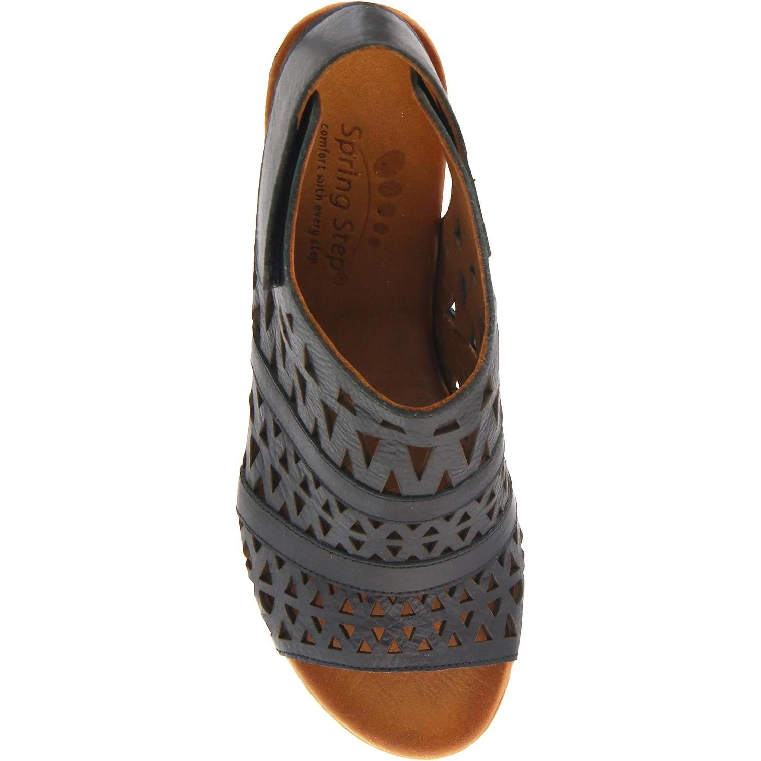 Women's Spring Step Dorotha Black Leather - Image 2
