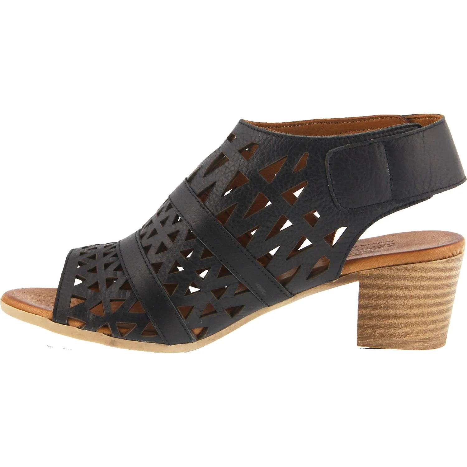 Women's Spring Step Dorotha Black Leather - Image 3