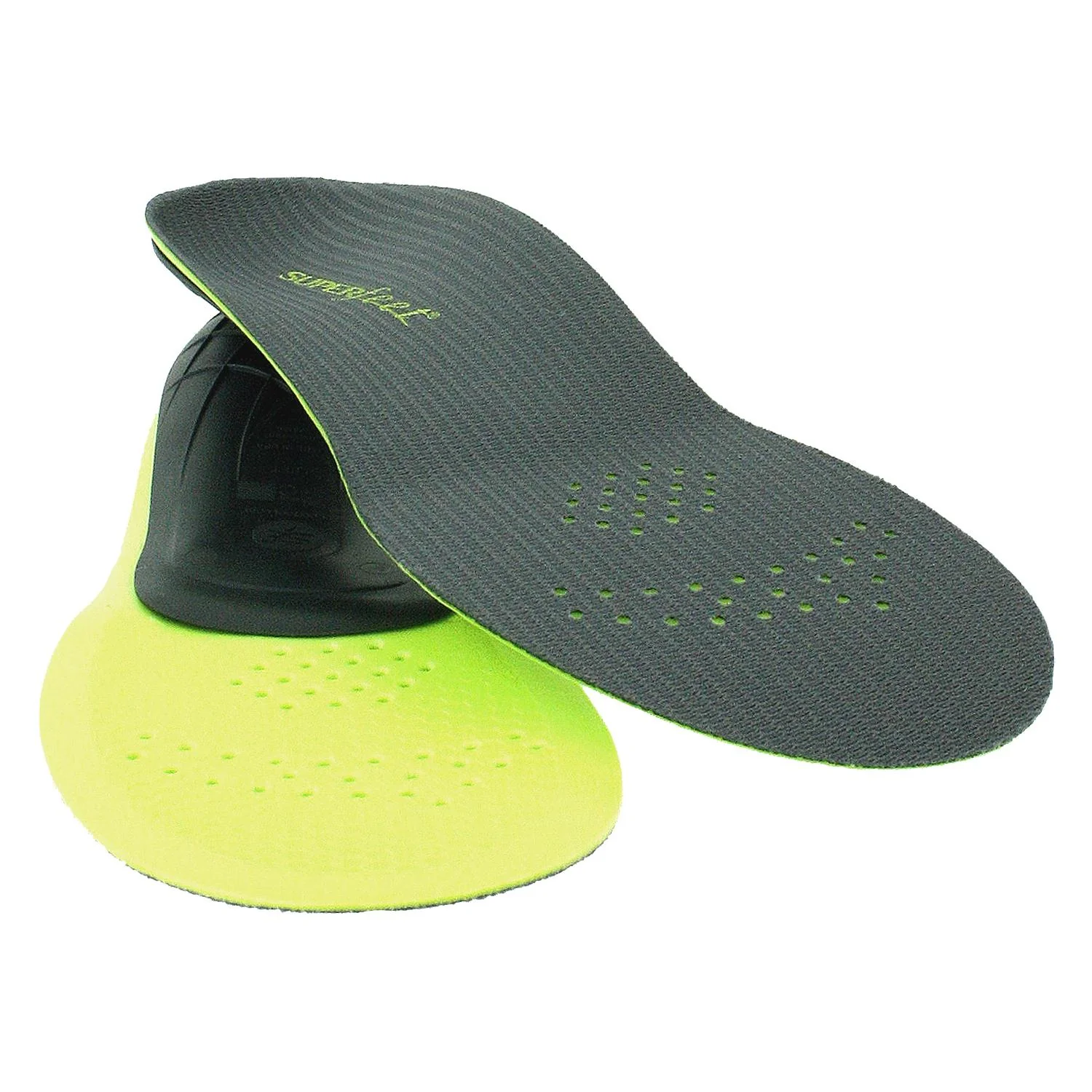Superfeet Run Support Low Arch Carbon Insoles Unisex Insoles Grey - Image 7
