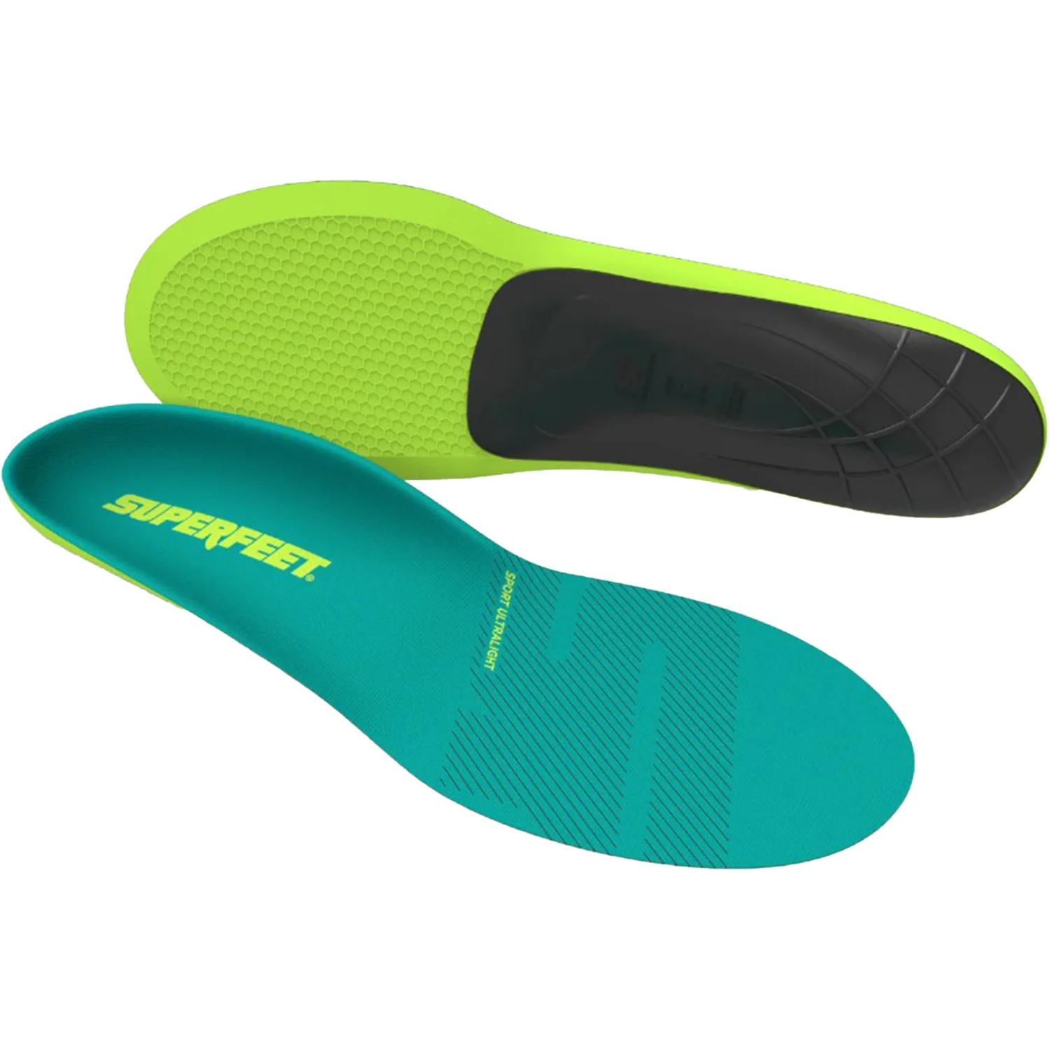 Superfeet Sport Ultralight Premium Insoles Green - Image 2
